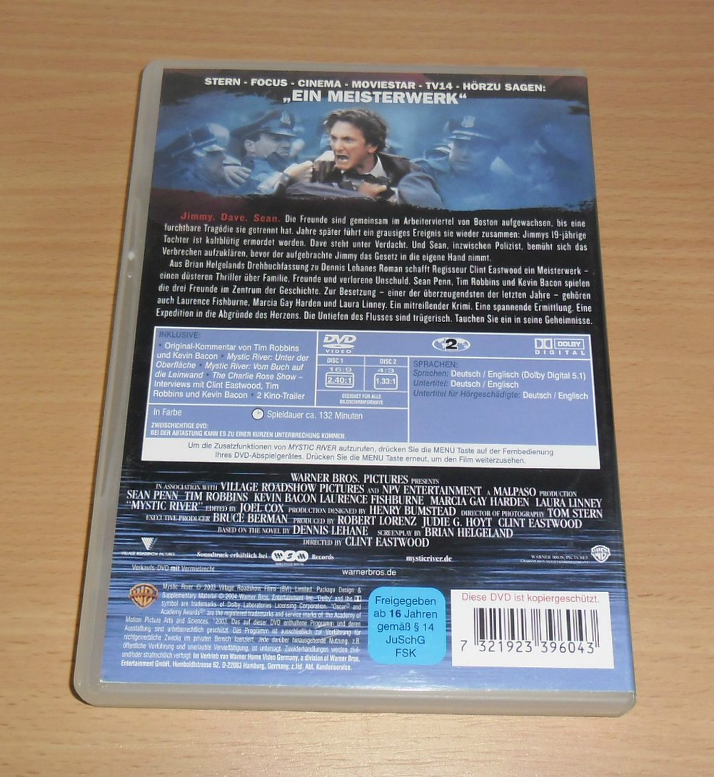 Mystic River  2 Disc Edition  FSK 16