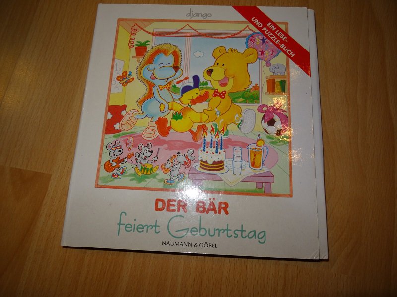 Leporello Puzzle Buch Der Bär feiert Geburtstag