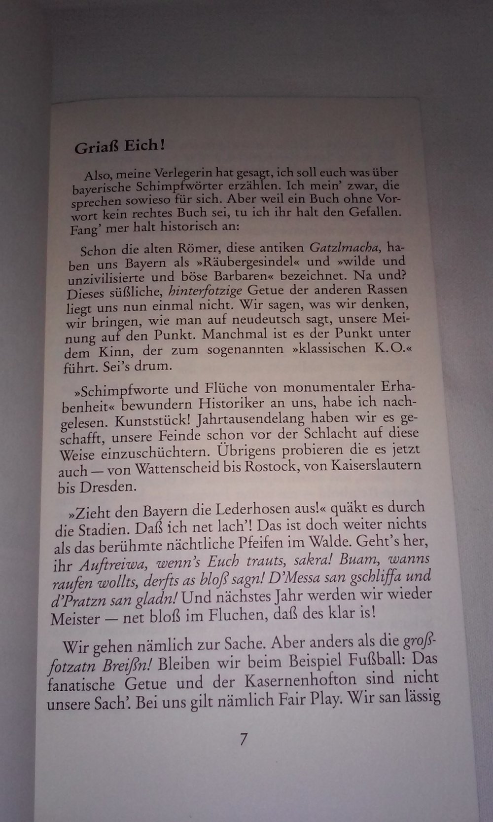 Das Bayerische Schimpfwörterbuch  Bloß g'scherte Wörter neu Geschenktipp