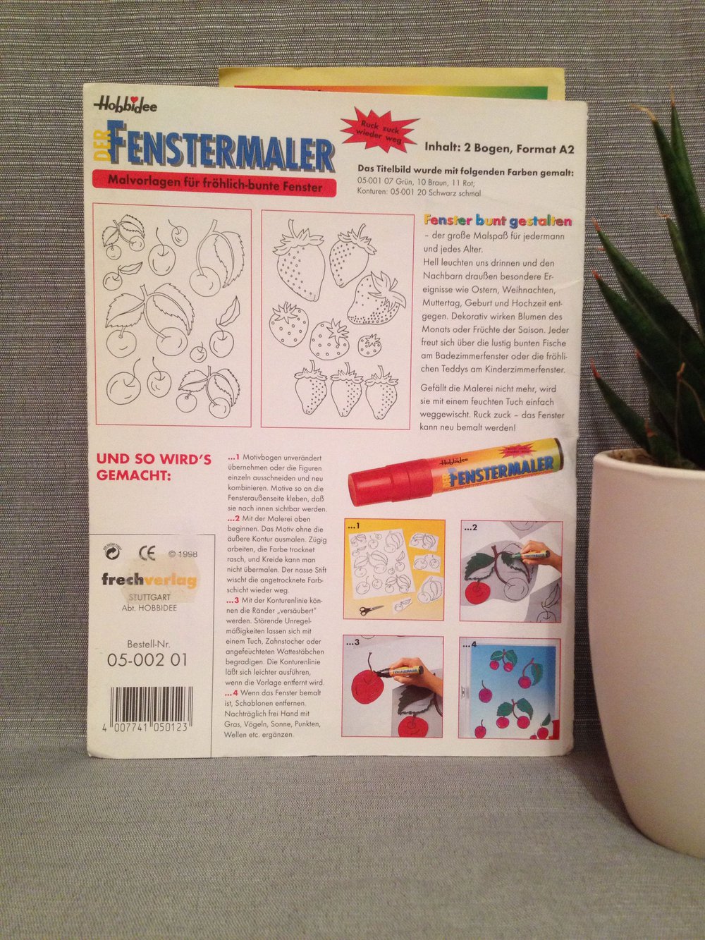 Der Fenstermaler Kirschen und Erdbeeren 