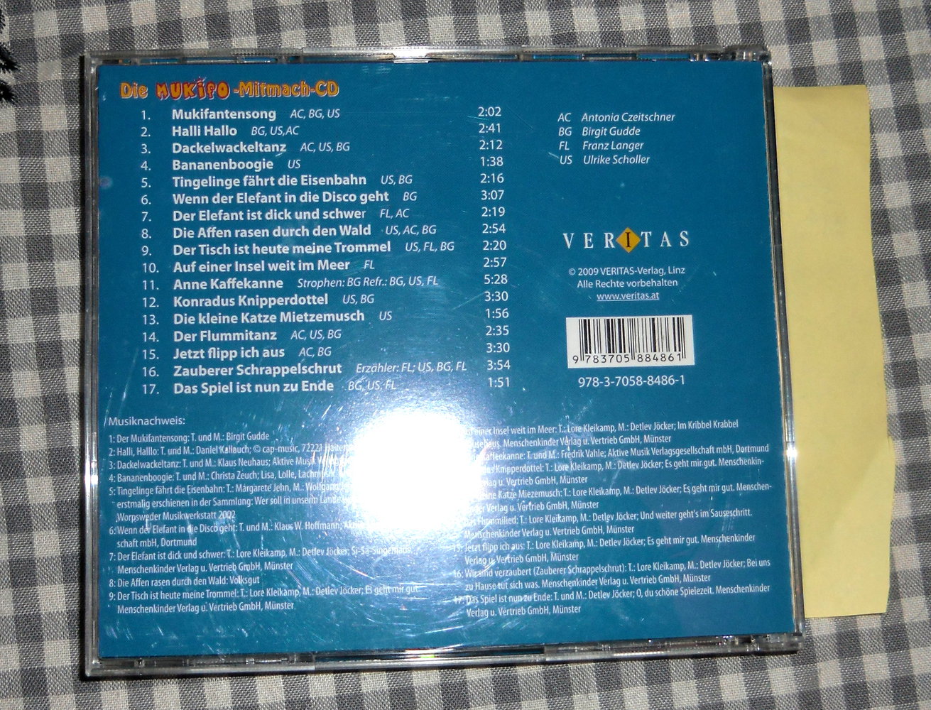 Mukifo: Mitmach-CD: 17 Lieder