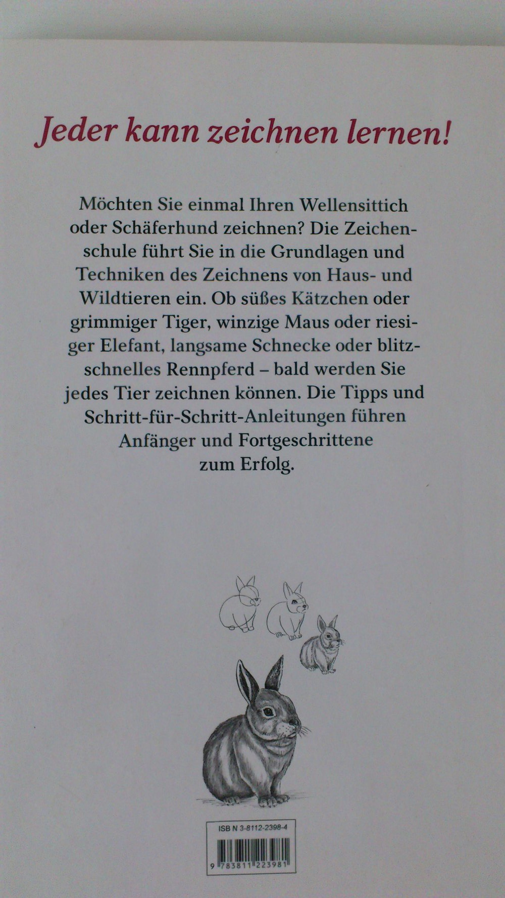 Die grosse Zeichenschule Tiere