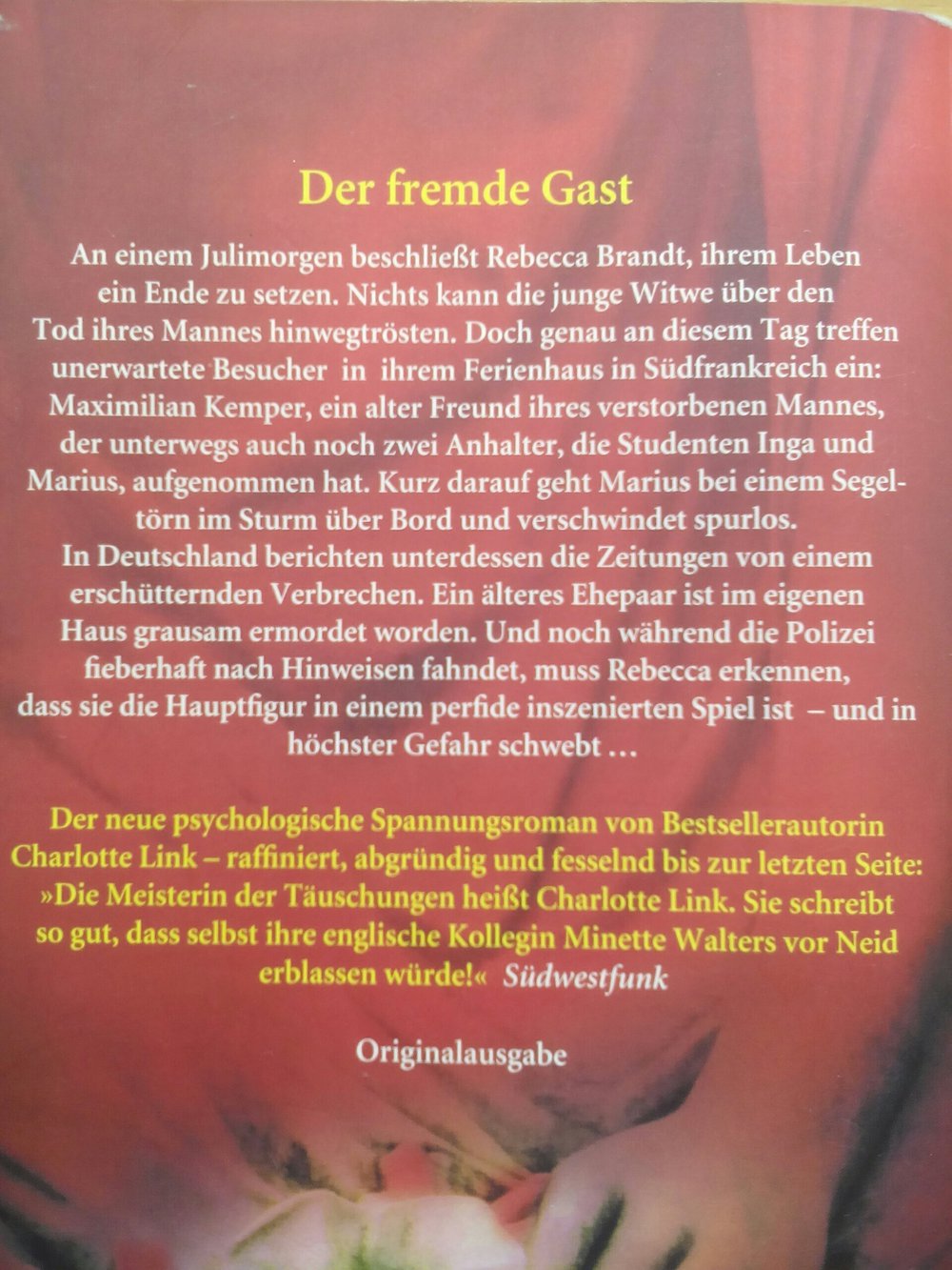 Roman von Charlotte Link - Der fremde Gast - Taschenbuch 