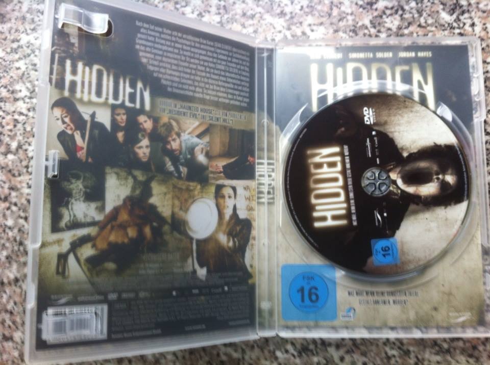 HIDDEN DVD horror von Antoine Thomas top Zustand!