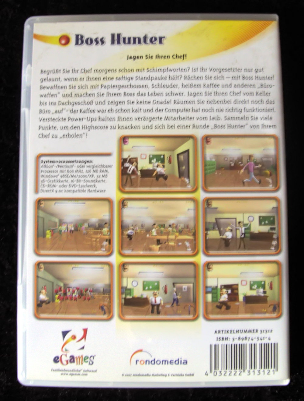 PC CD - ROM  BOSS HUNTER