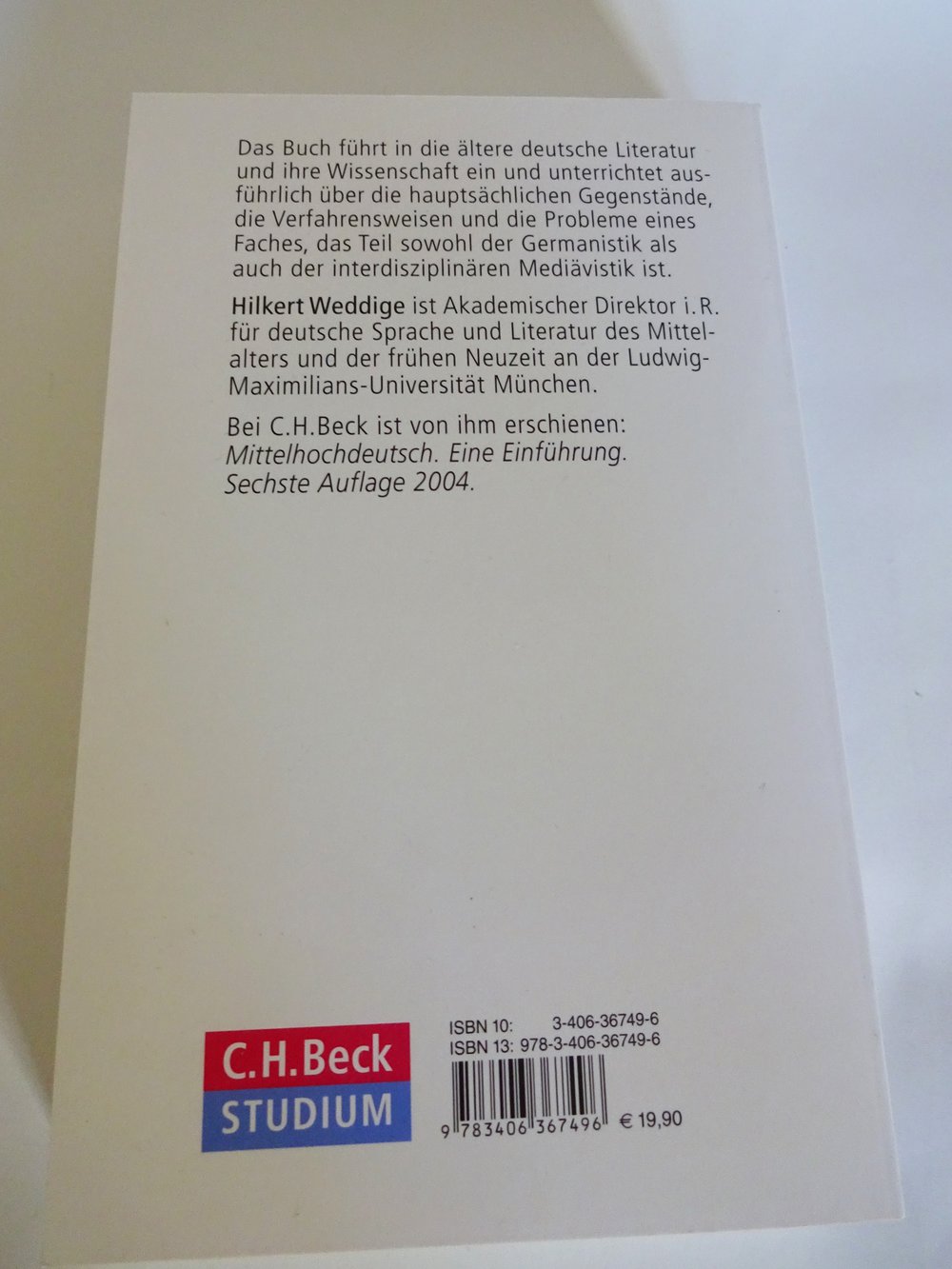 Einführung in die germanistische Mediävistik 