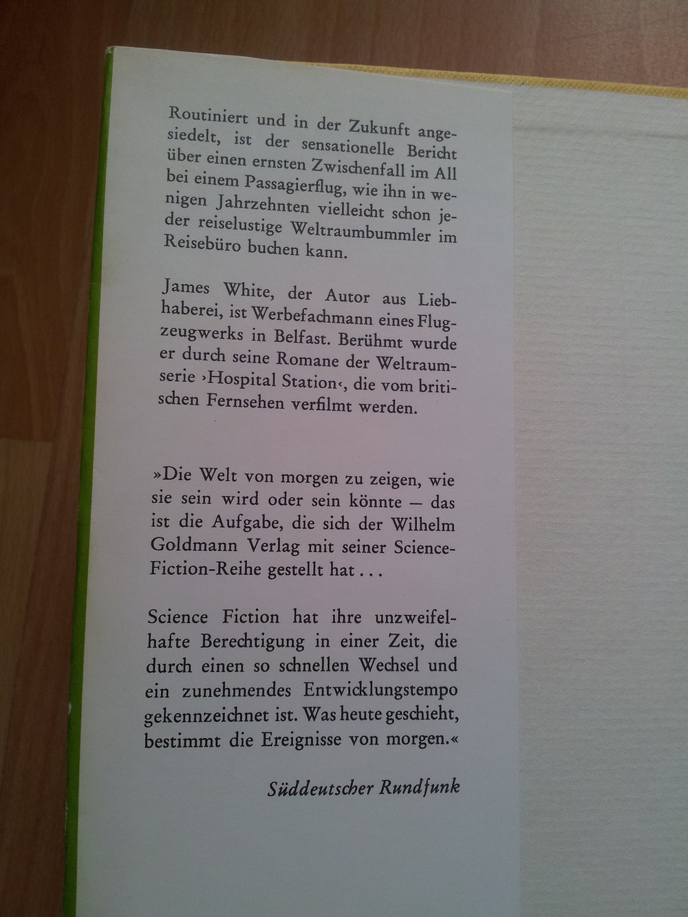 Das schwarze Inferno - James White