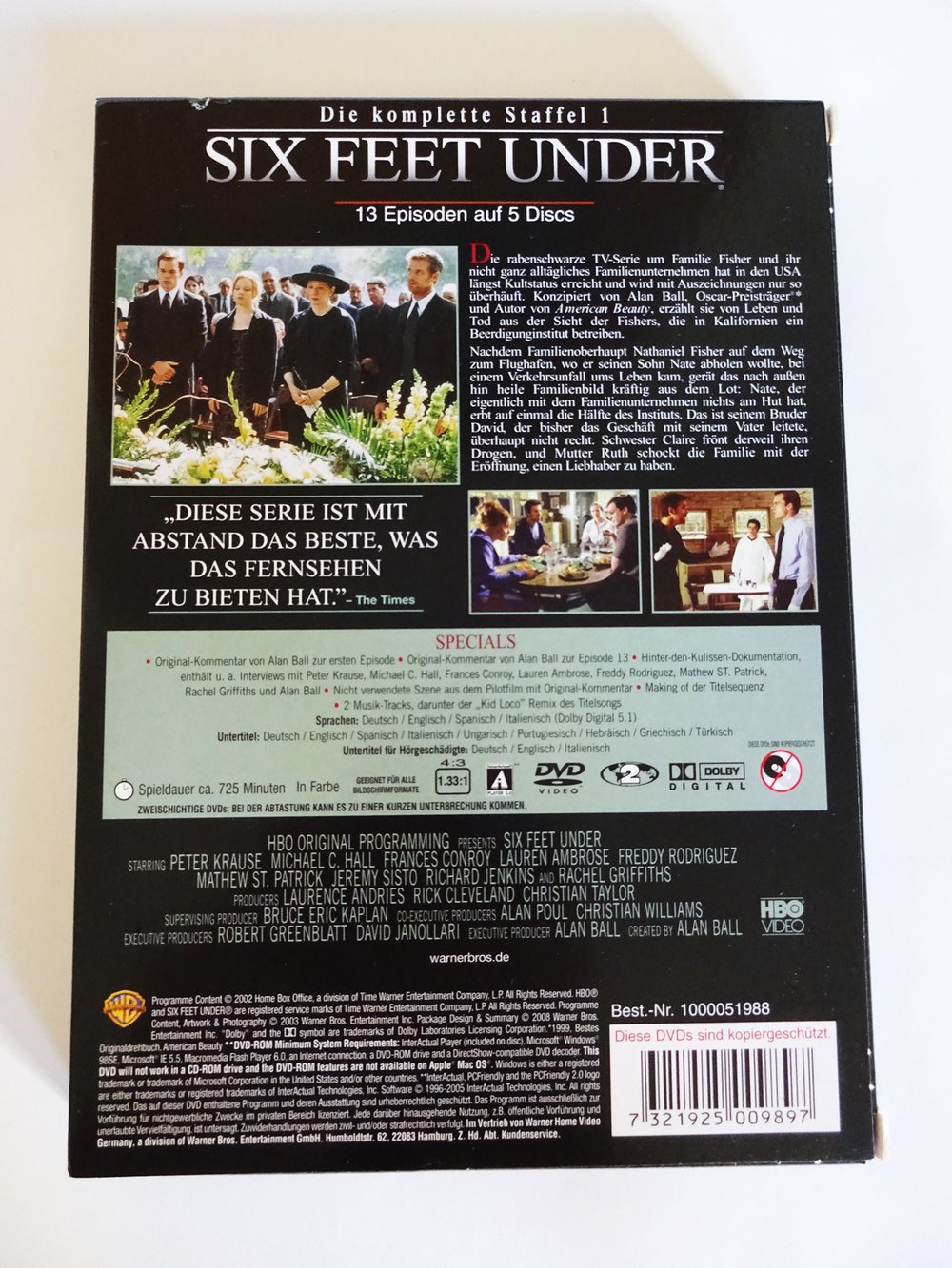 Six Feet Under – Die komplette 1. Staffel 