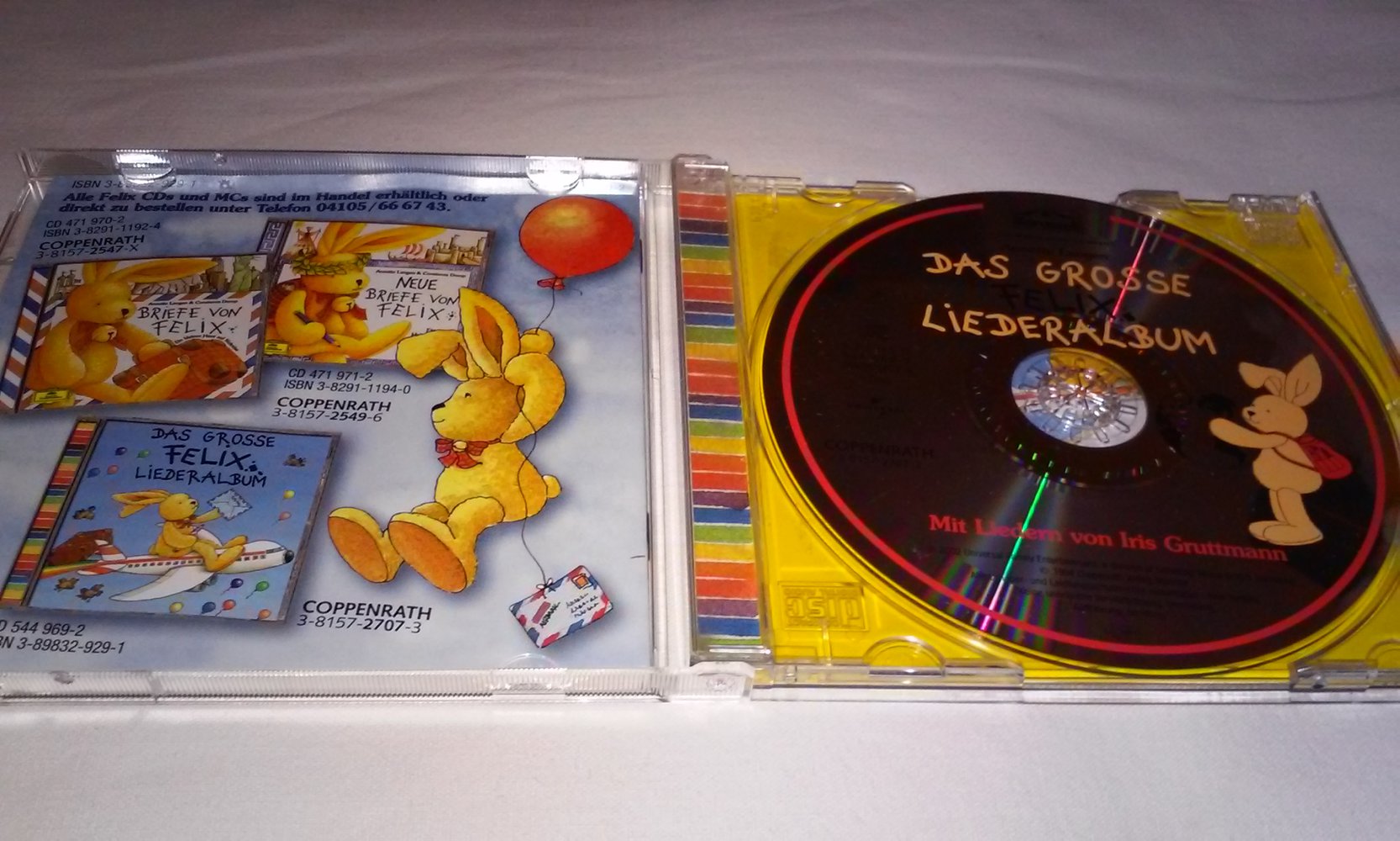 Das grosse Felix Liederalbum Kinder CD inkl. Liedertexten