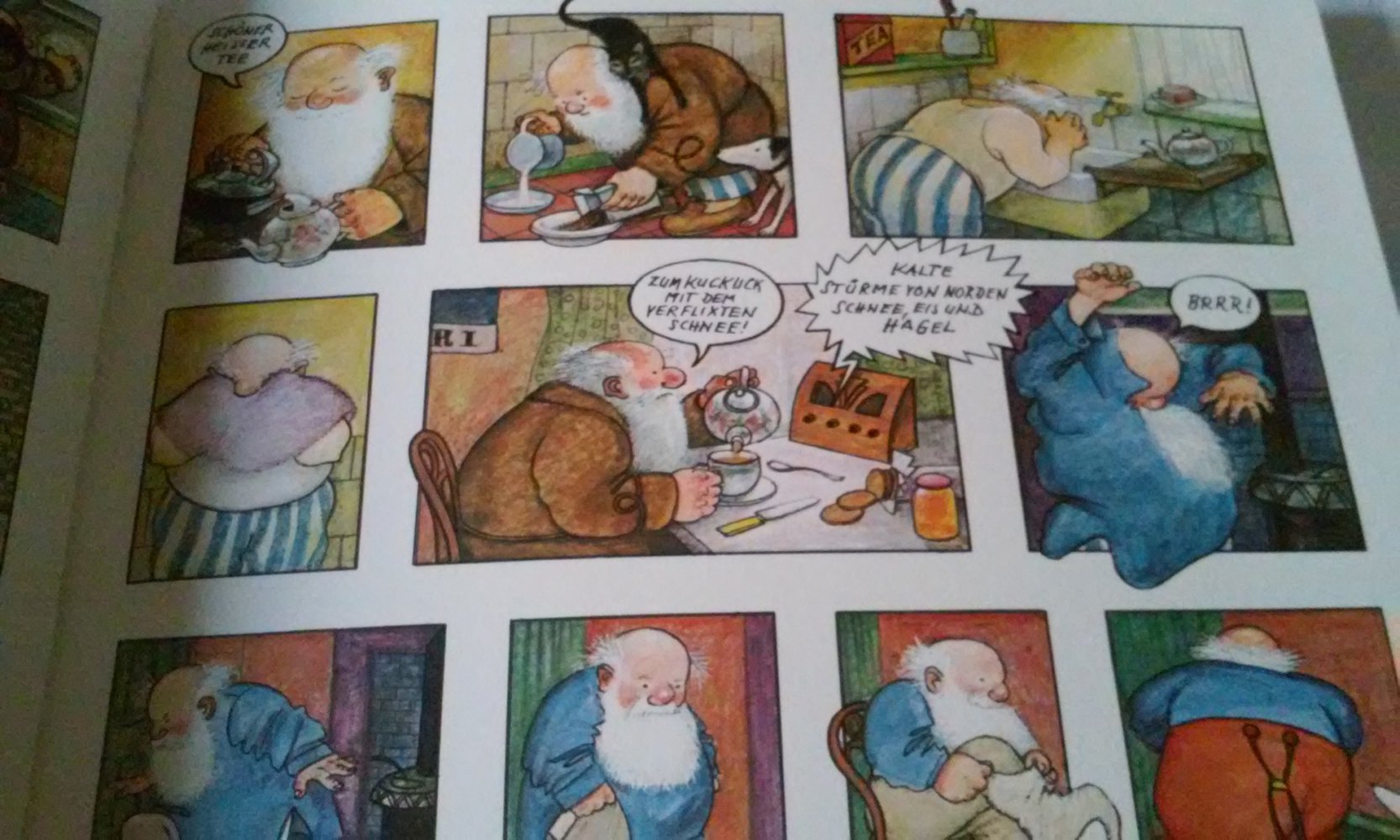 O je, du fröhliche  Heiligabend/Weihnachtsmann/Cartoon  -Sammlerstück-