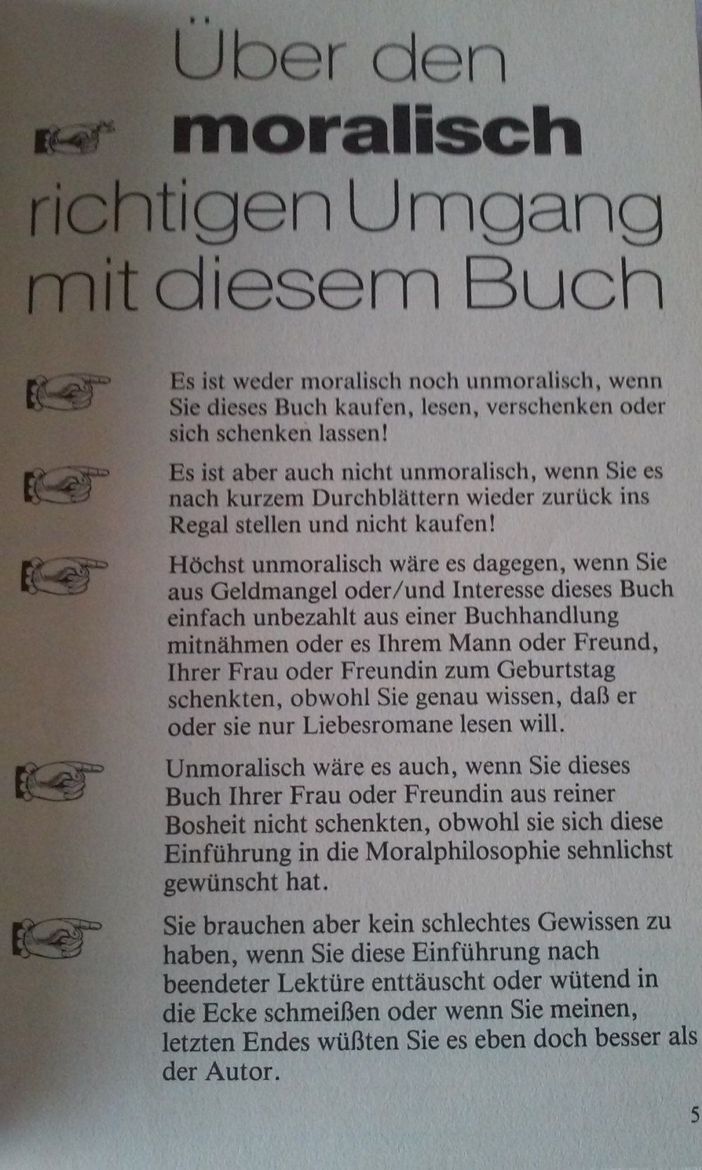 Und die Moral von der Geschicht... Kleine Einführung in die Moral-Philosophie  Michael Wittschier  1.Auflage