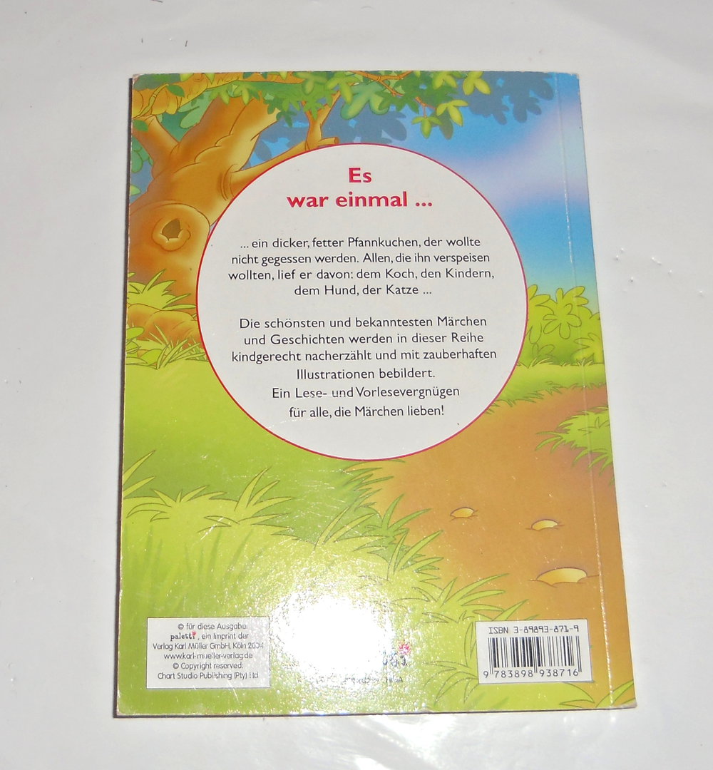 Der dicke, fette Pfannkuchen, kleines Buch 