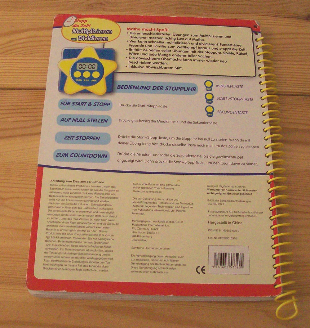 Übungsbuch-Stopp die Zeit! Multiplizieren und Dividieren