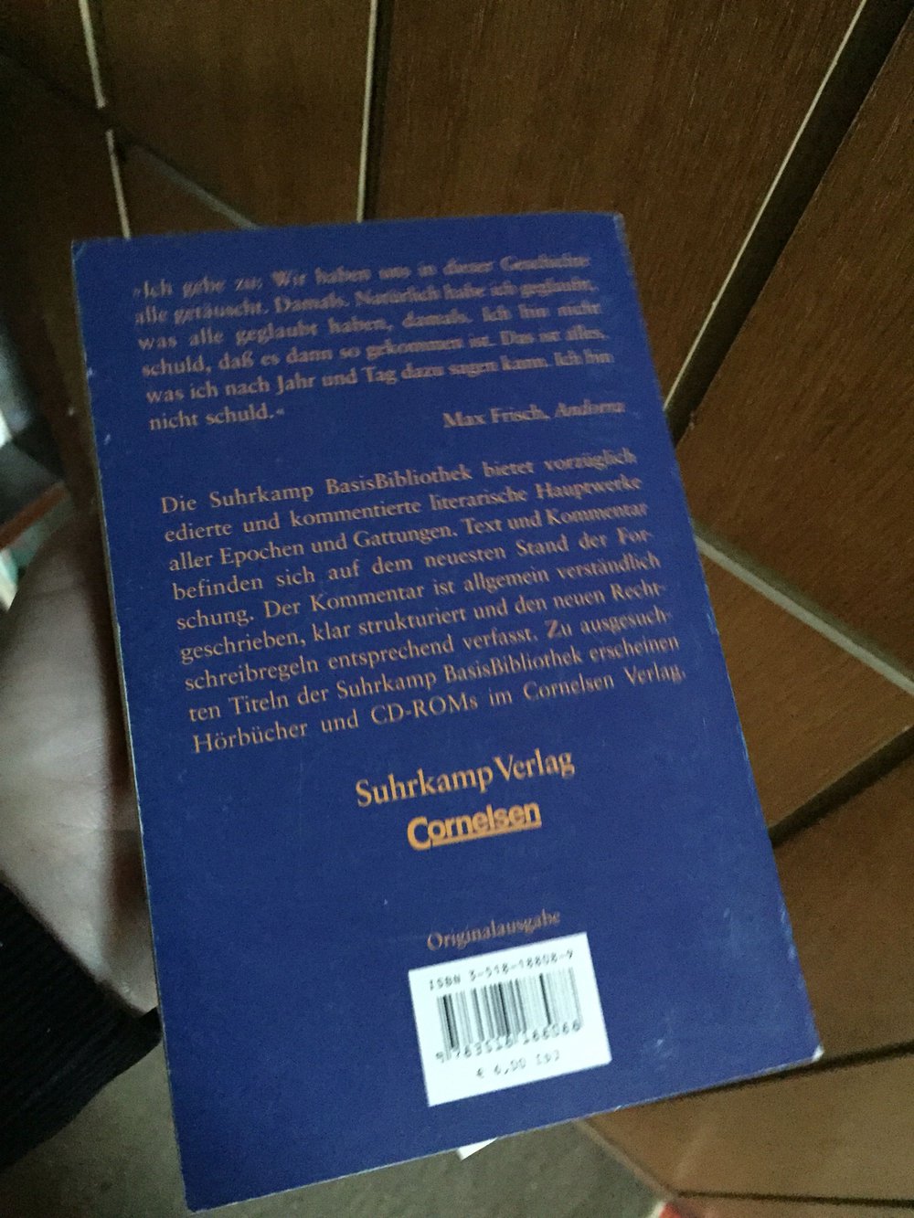 Buch - Andorra von Max Frisch - Schullektüre 