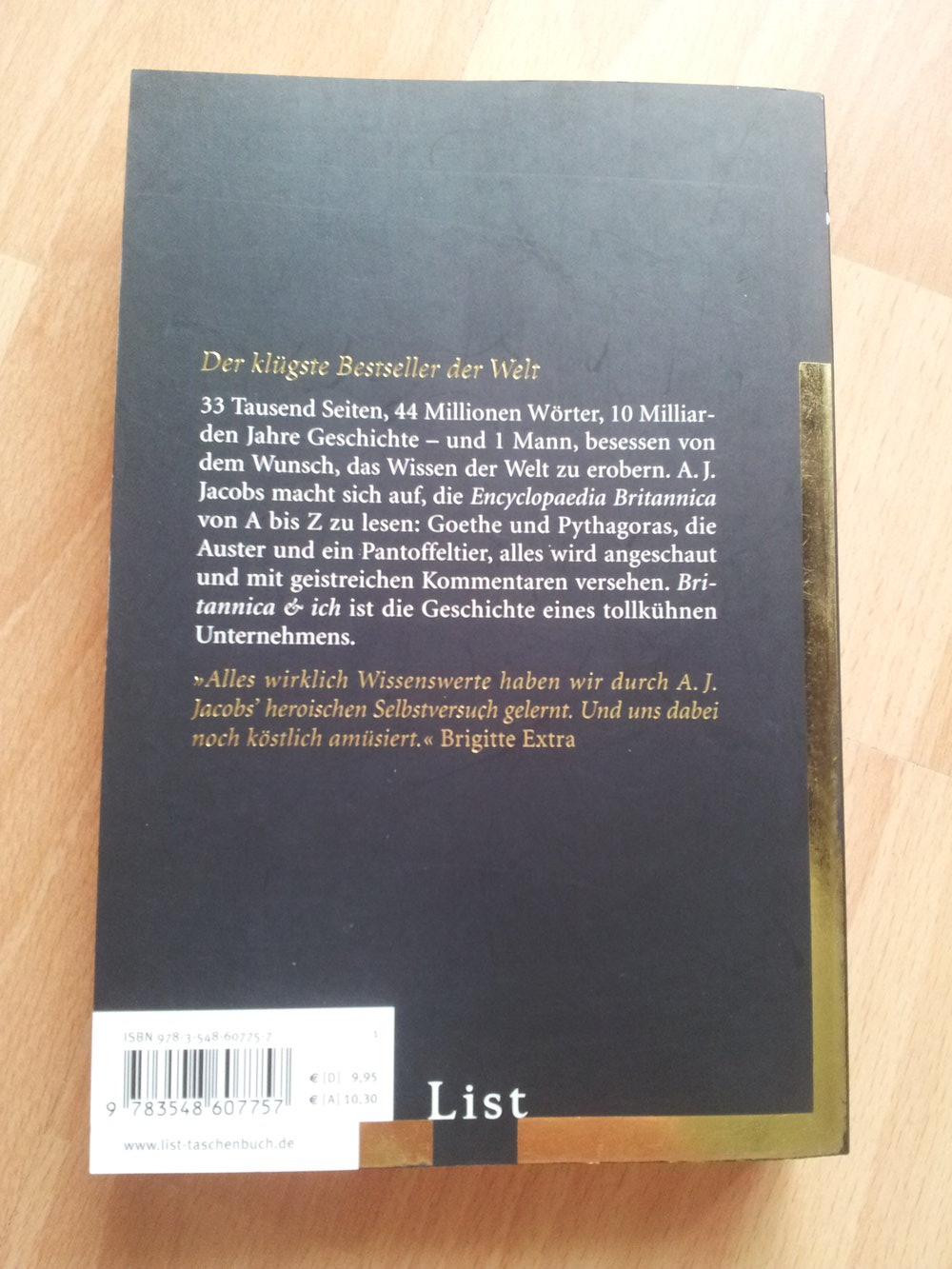 Britannica & ich - Von einem der auszog, der klügste Mensch der Welt zu werden