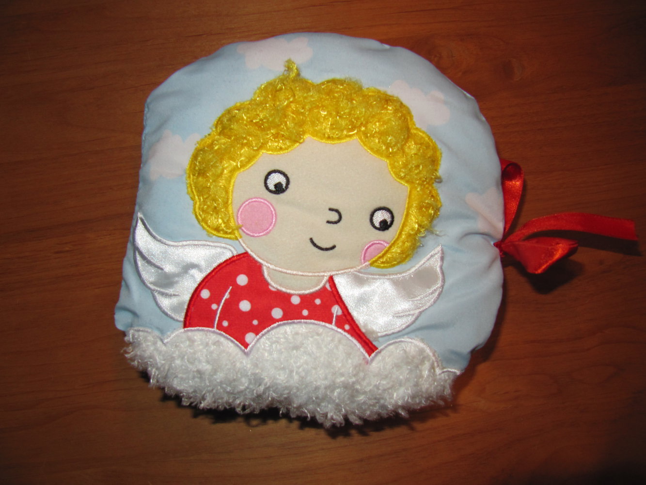 Tolles Stoffbuch mit Geschichte Schutzengel