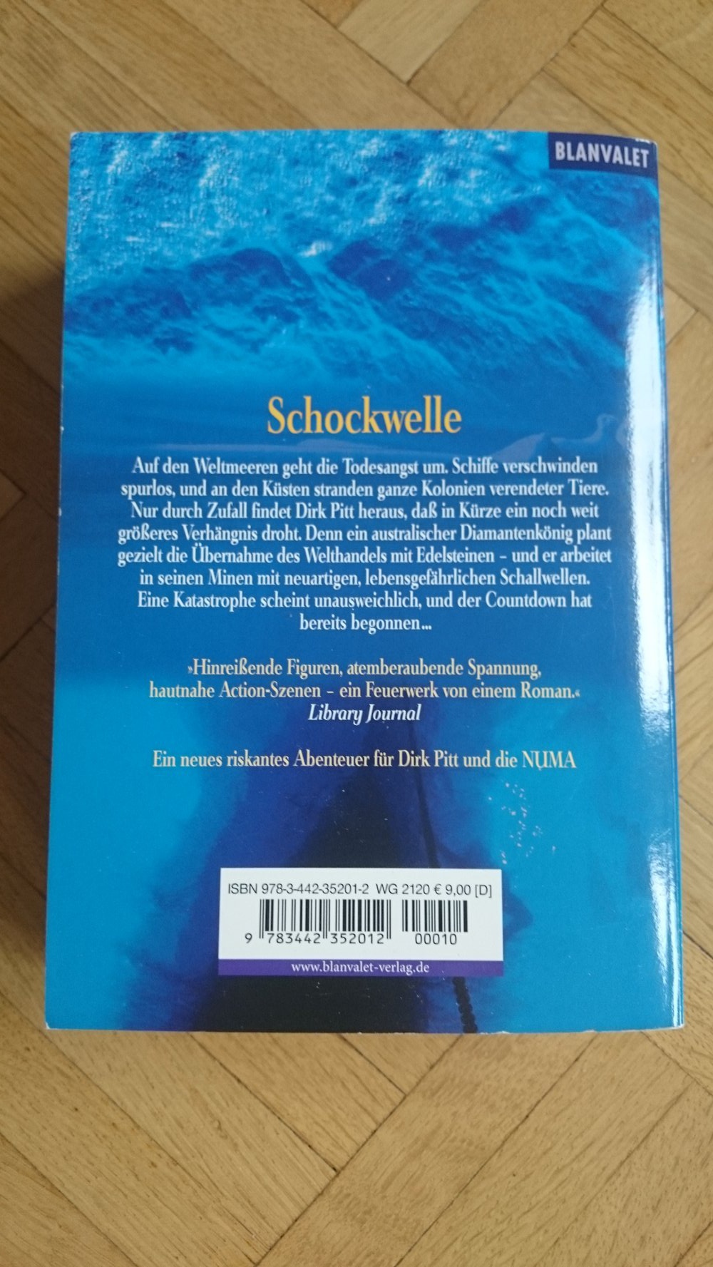 Schockwelle von Clive Cussler ISBN 9783442352012