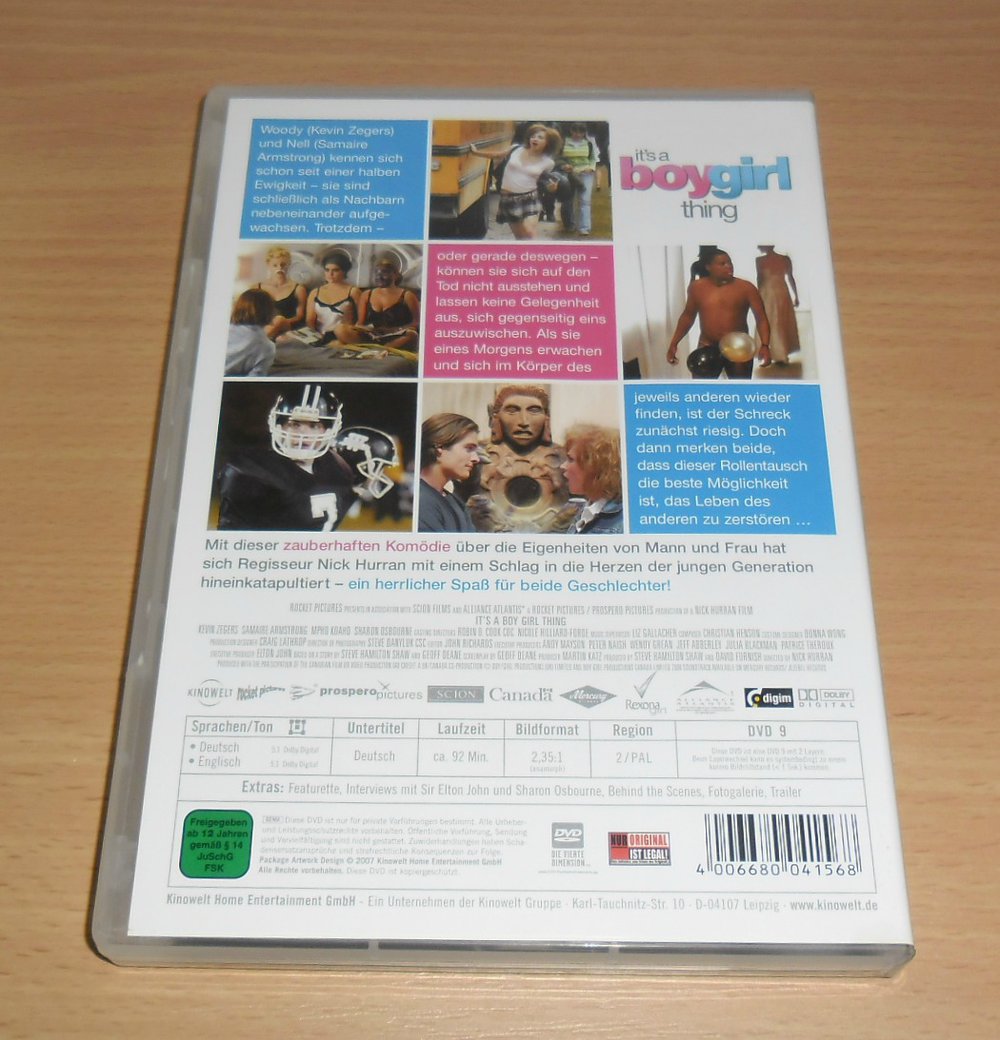 It´s a Boy Girl Thing DVD  FSK 12 
