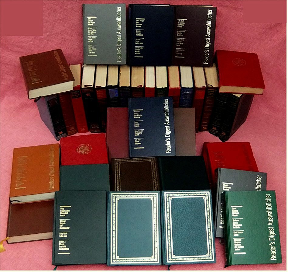 Ca. 20 Kg Buchstaben - 39 Reader’s Digest Auswahlbücher mit 156 Romanen - Ca. 20.000 Seiten Lesevergnügen