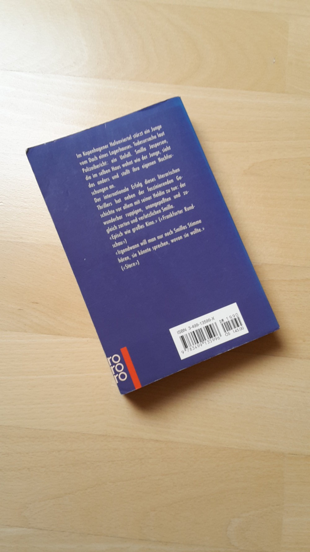 Fräulein Smillas Gespür für Schnee