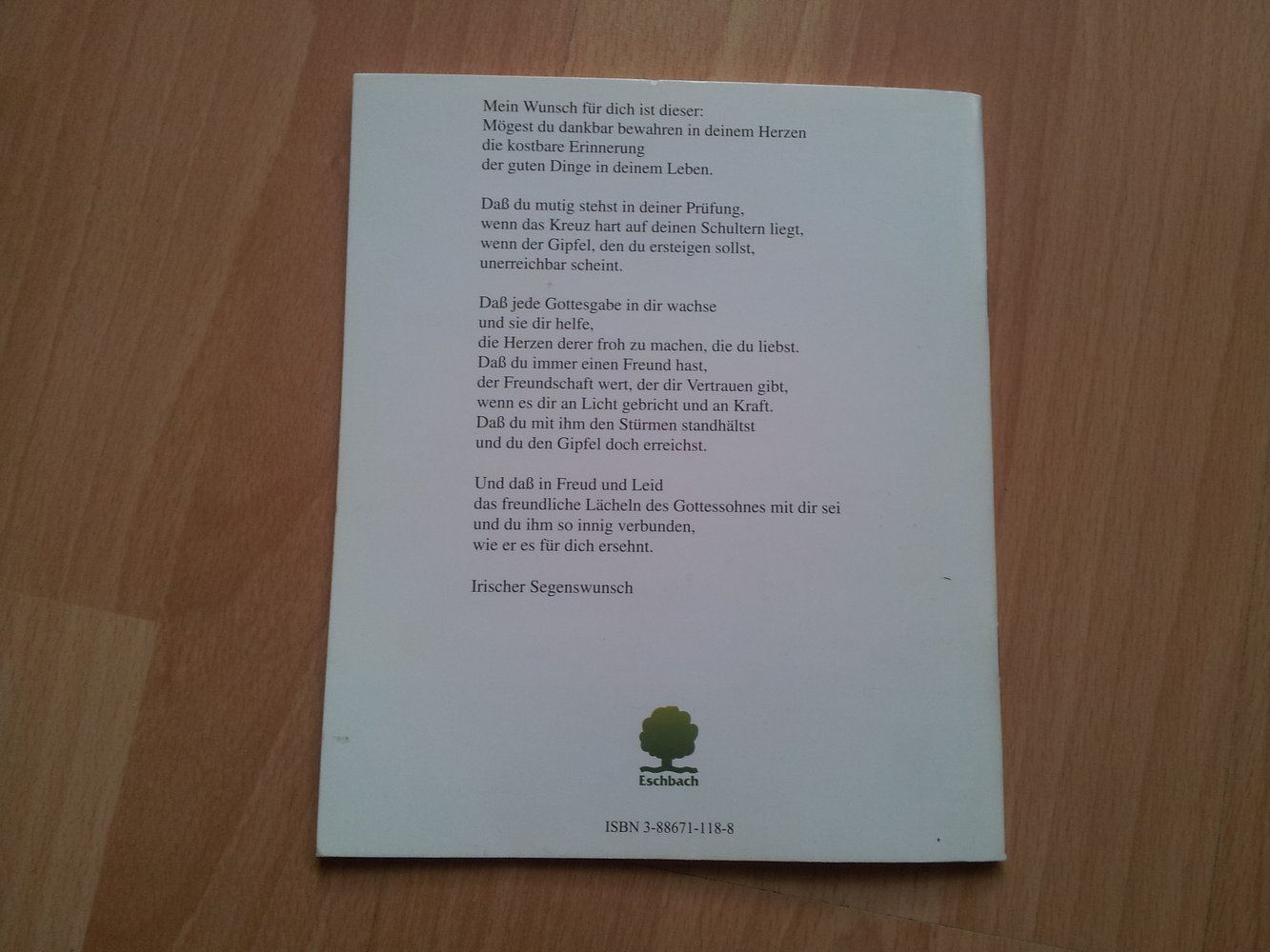 Sei gesegnet jeden Tag - Lieder und Segensworte aus dem alten Irland