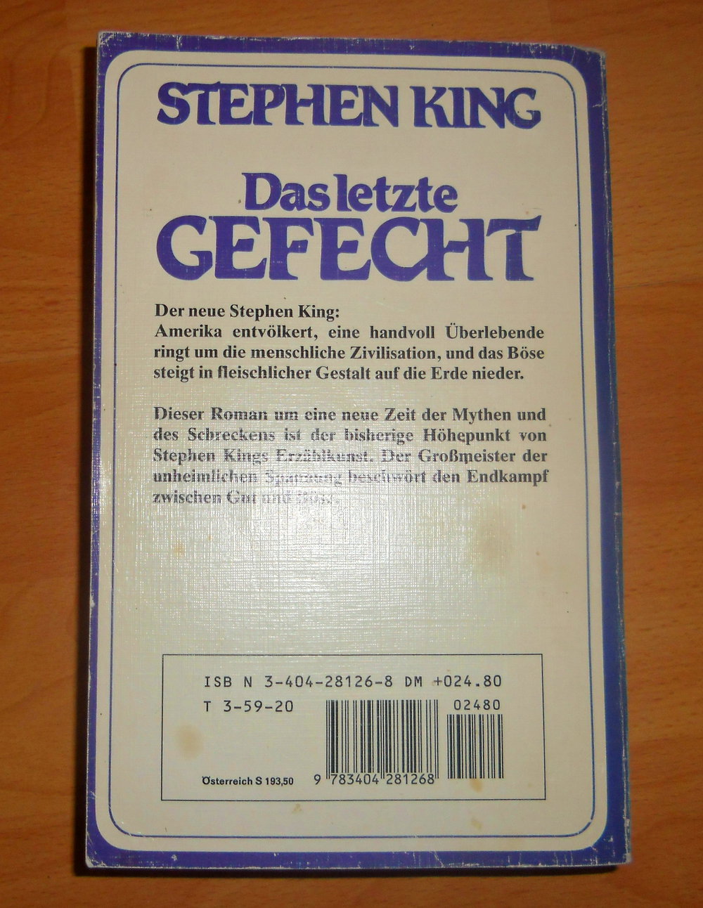 King, Stephen -Buch -Das letzte Gefecht