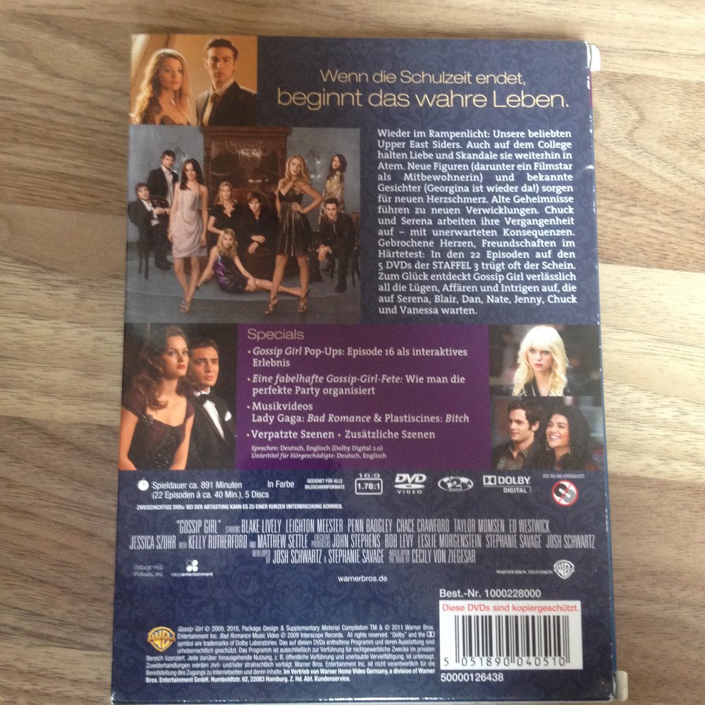 Gossip Girl – Die komplette dritte Staffel