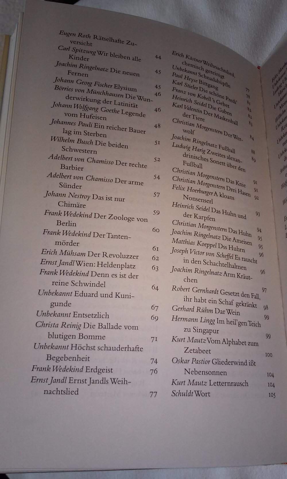 Der ewige Brunnen der Heiterkeit Gedichtenband Anthologie Geschenktipp