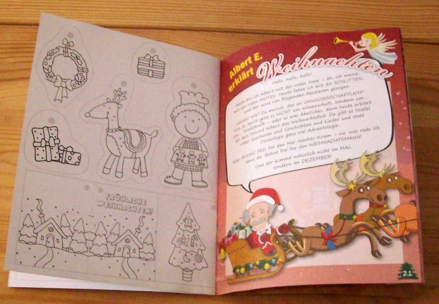 Ich weiß was- Albert E. - pflanzt mit Dir Deinen Weihnachtsbaum!