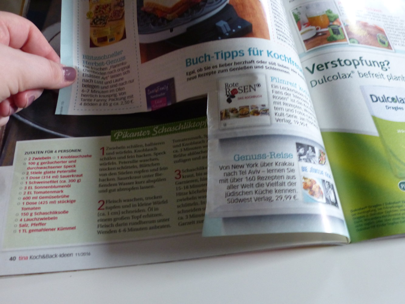 Tina Koch- und Backideen Nr. 11 2016