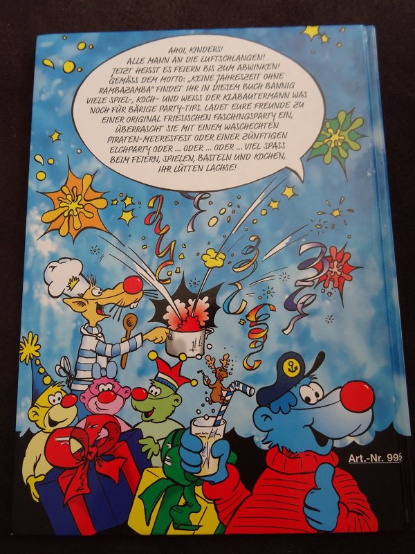 Käpt'n Blaubär Flunker Party Koch Spiel Buch