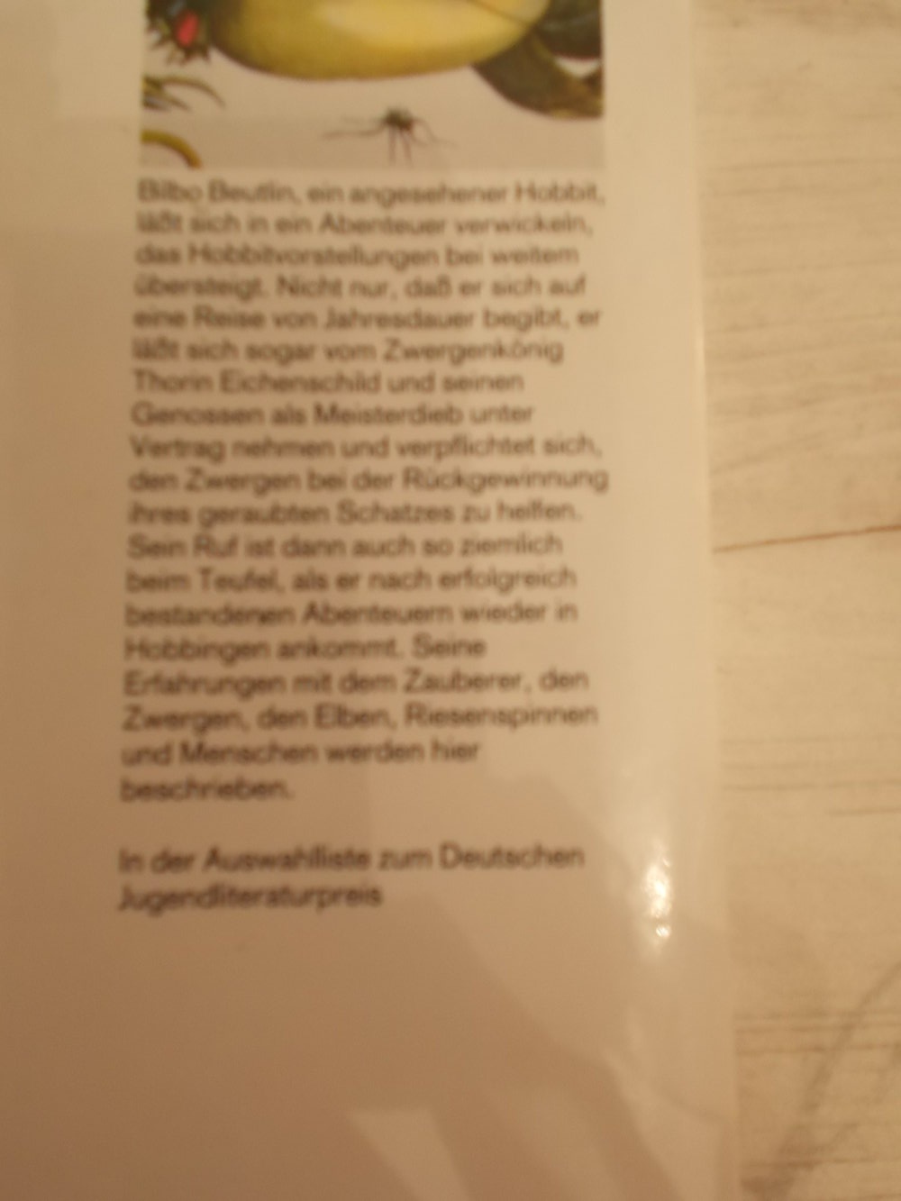 Buch Der kleine Hobbit von John R.Tolkien dtv junior 7151