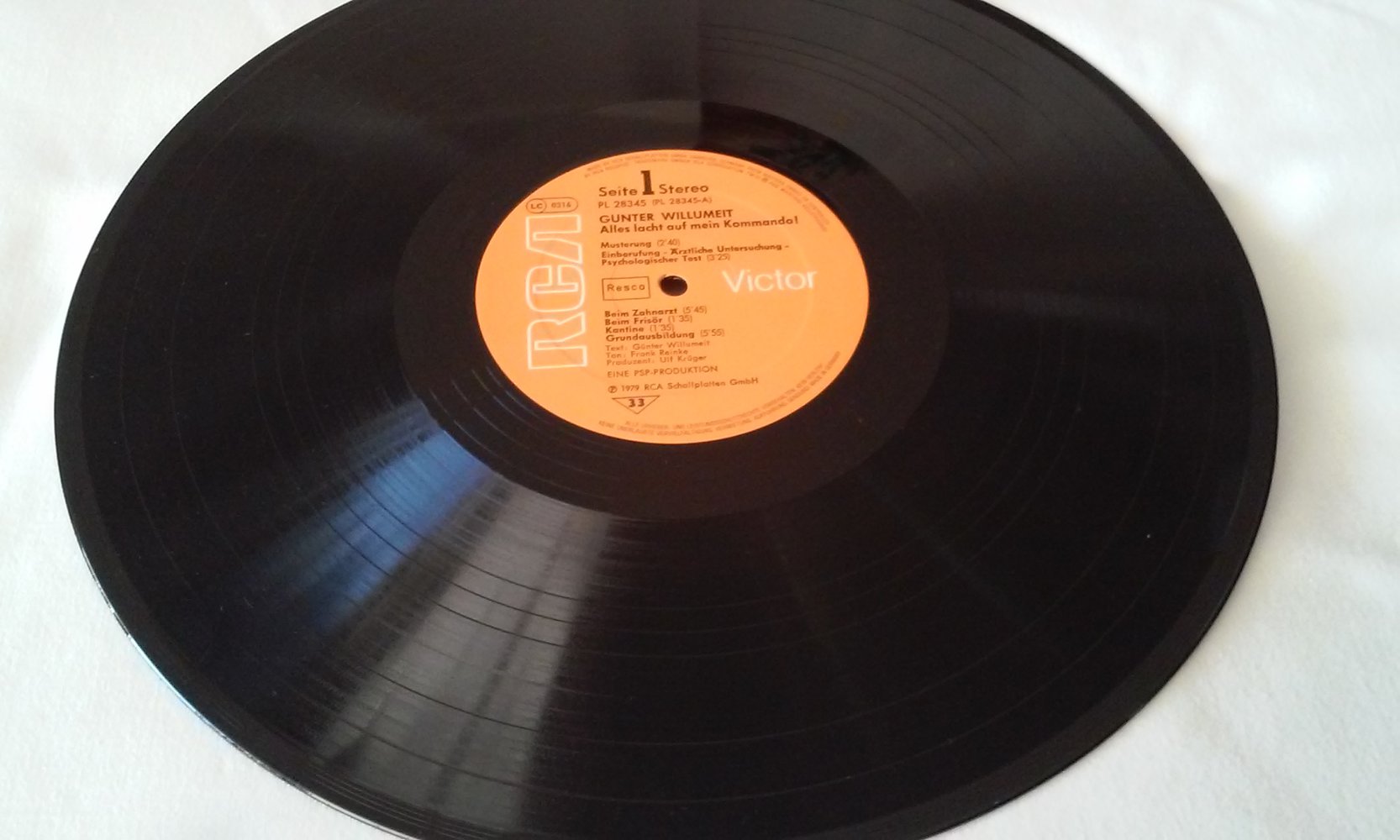 Alles Lacht auf mein Kommando Günter Willumeit   Vinyl/LP/Schallplatte Sammlerstück