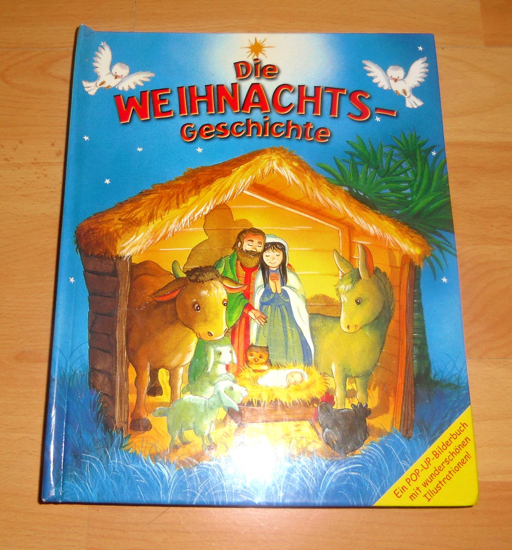 Die Weihnachtsgeschichte-pop-up Buch