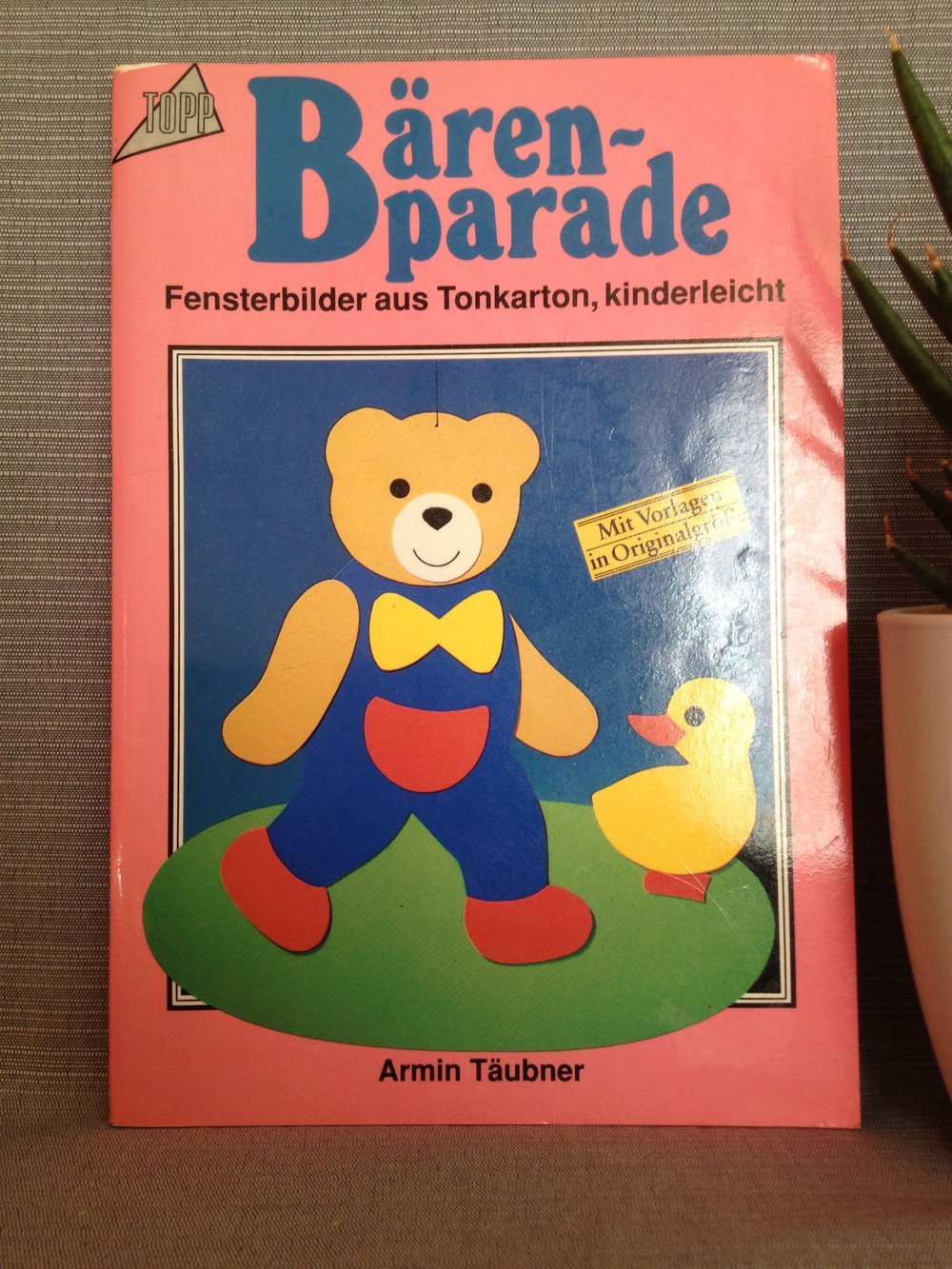 Bärenparade Fensterbilder aus Tonkarton 