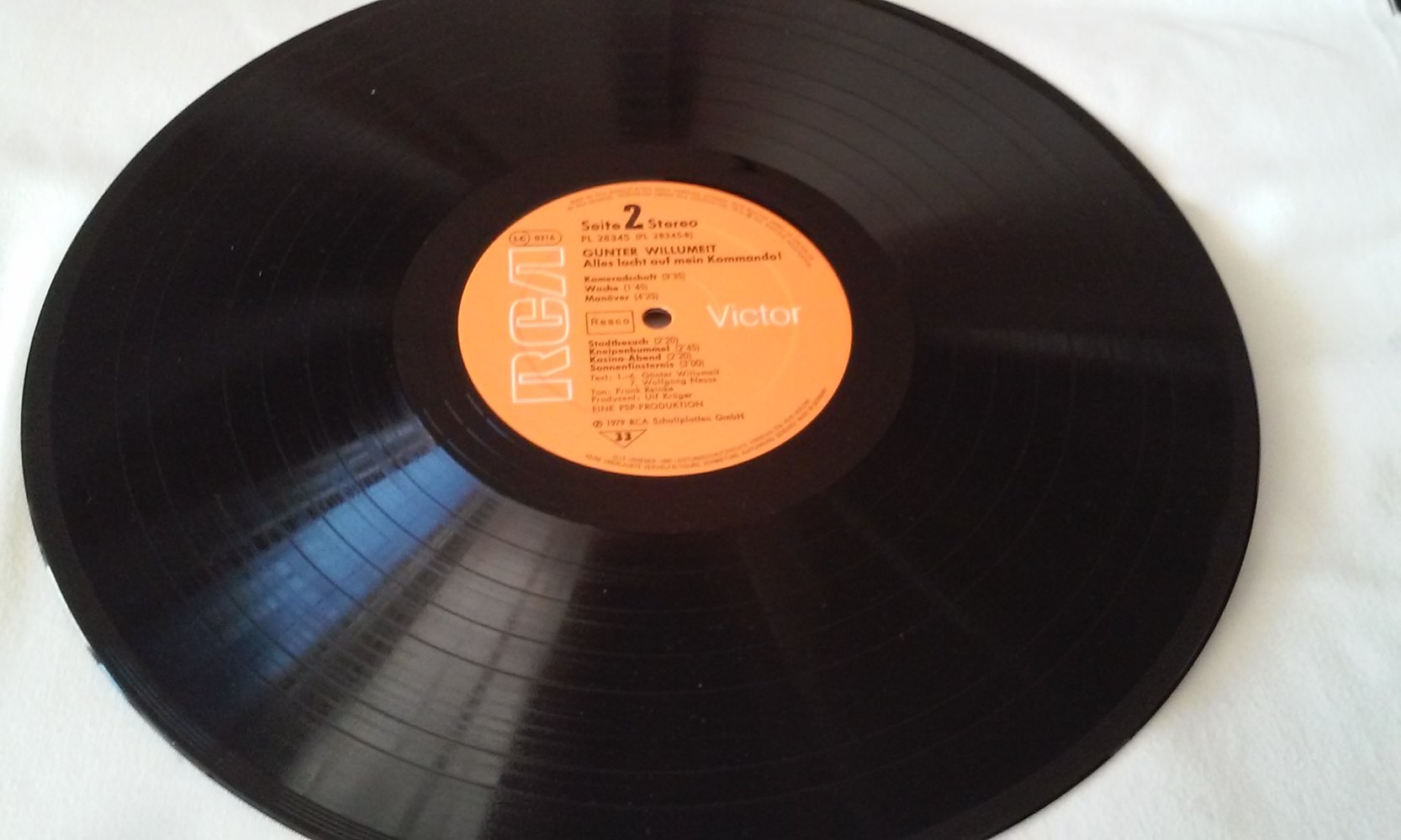 Alles Lacht auf mein Kommando Günter Willumeit   Vinyl/LP/Schallplatte Sammlerstück