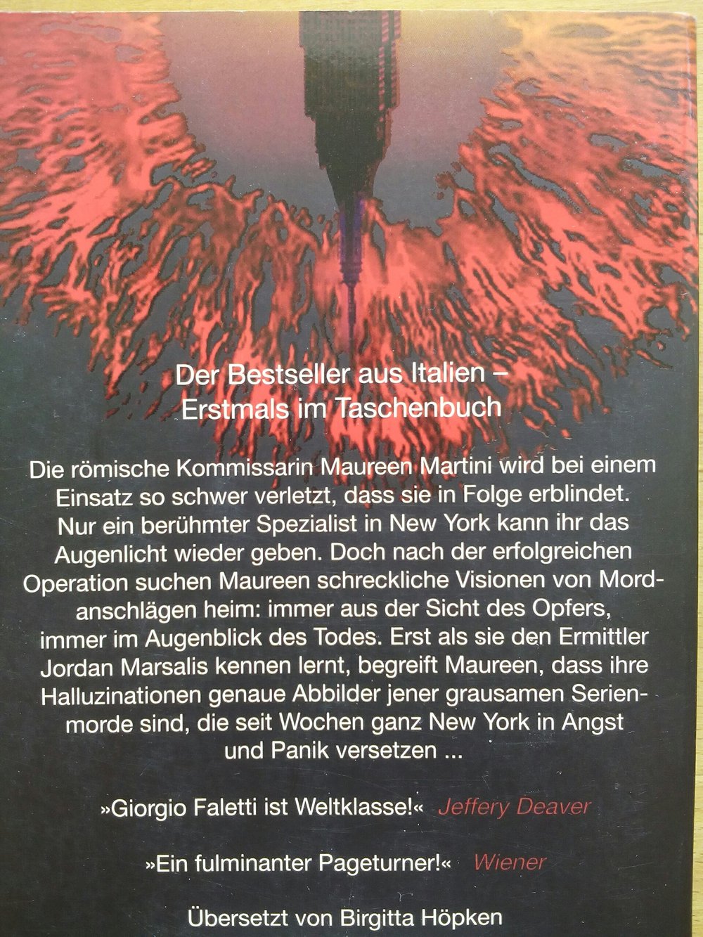 Kriminalroman von Giorgio Faletti - Im Augenblick des Todes - Taschenbuch 