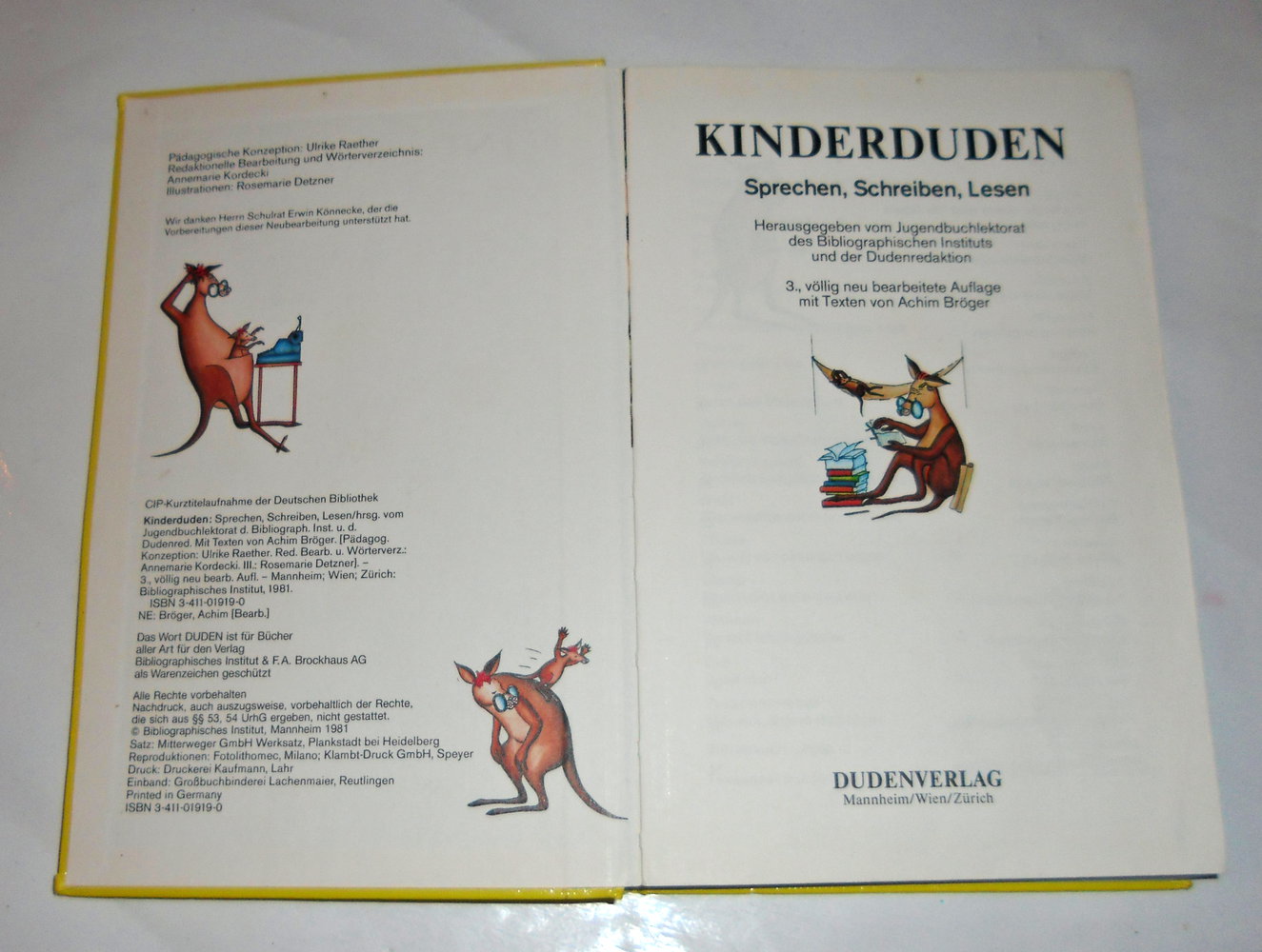 Kinderduden: Sprechen, Schreiben, Lesen