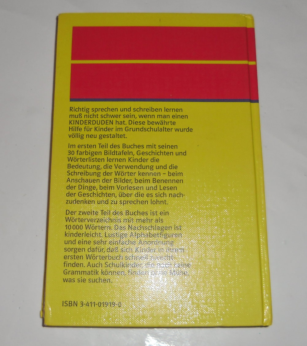 Kinderduden: Sprechen, Schreiben, Lesen
