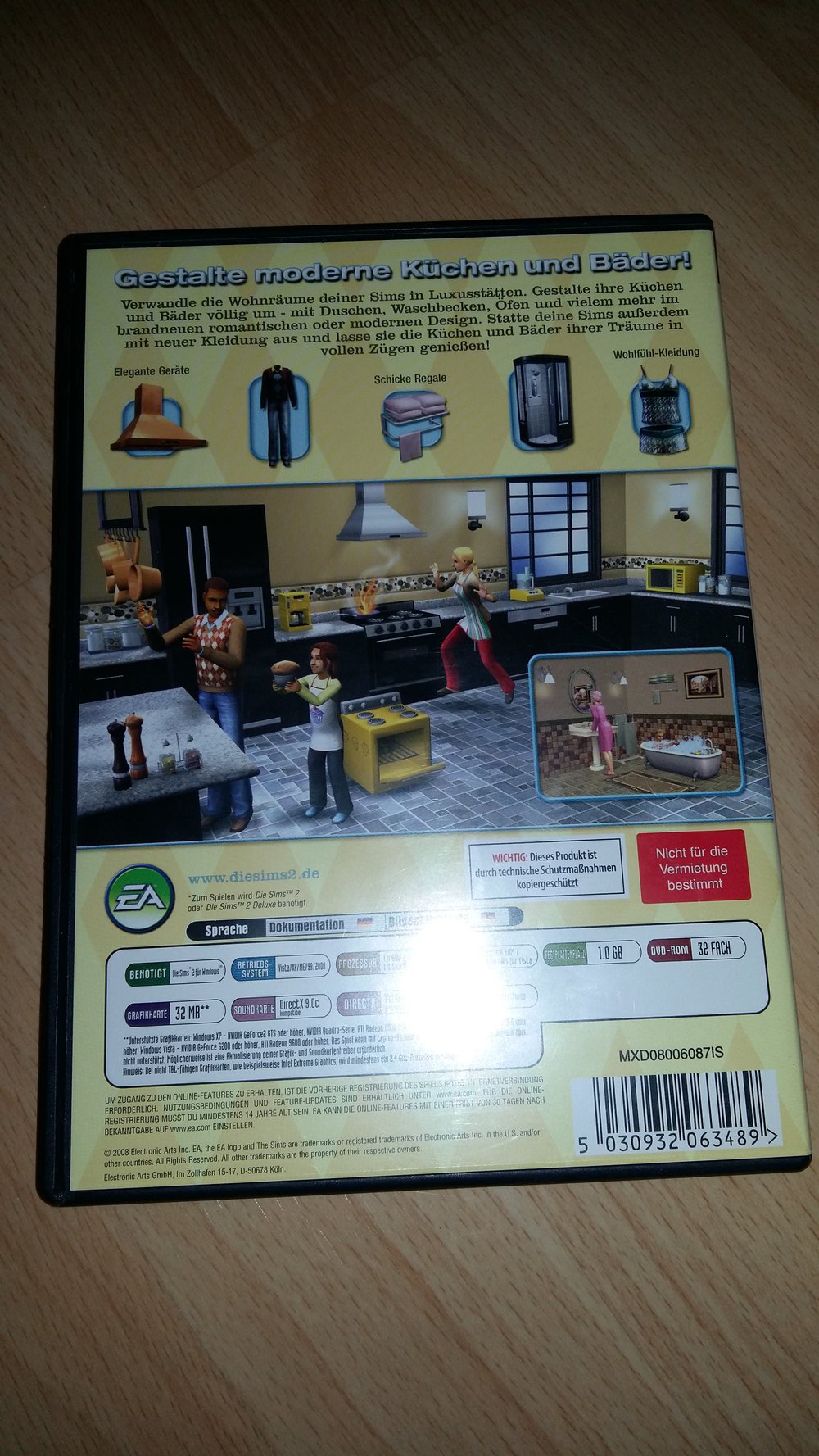 Die Sims 2 - Küchen- und Bad-Einrichtungs-Accessoires - Add-on
