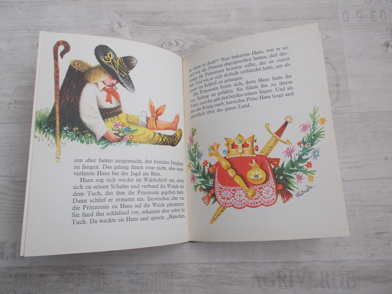 Märchenbuch, Märchen aus aller Welt, Der Hirtenprinz Die Weisse und die schwarze Karoline von 1967