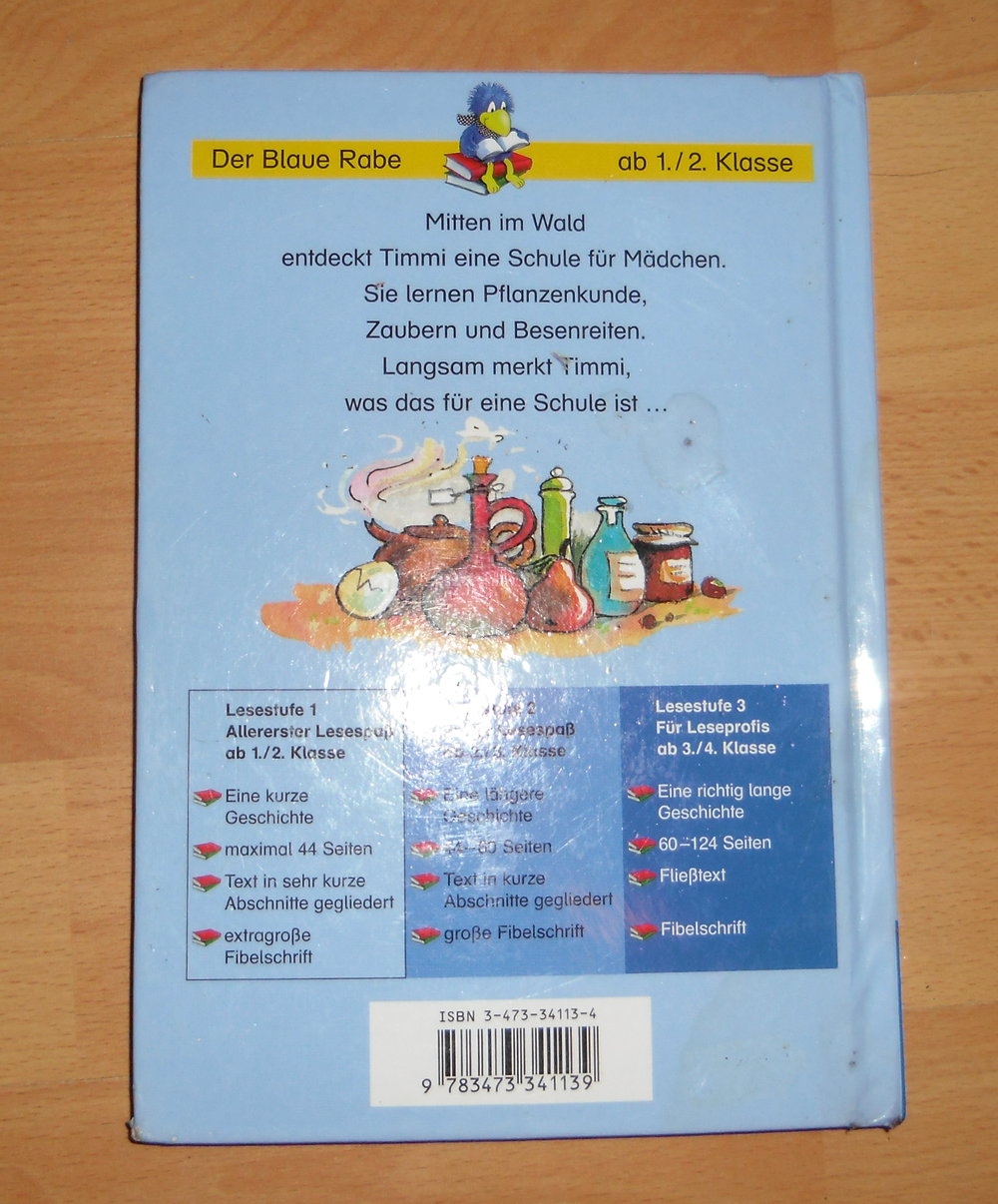Der Blaue Rabe - Allererster Lesespaß: Timmi in der Hexenschule