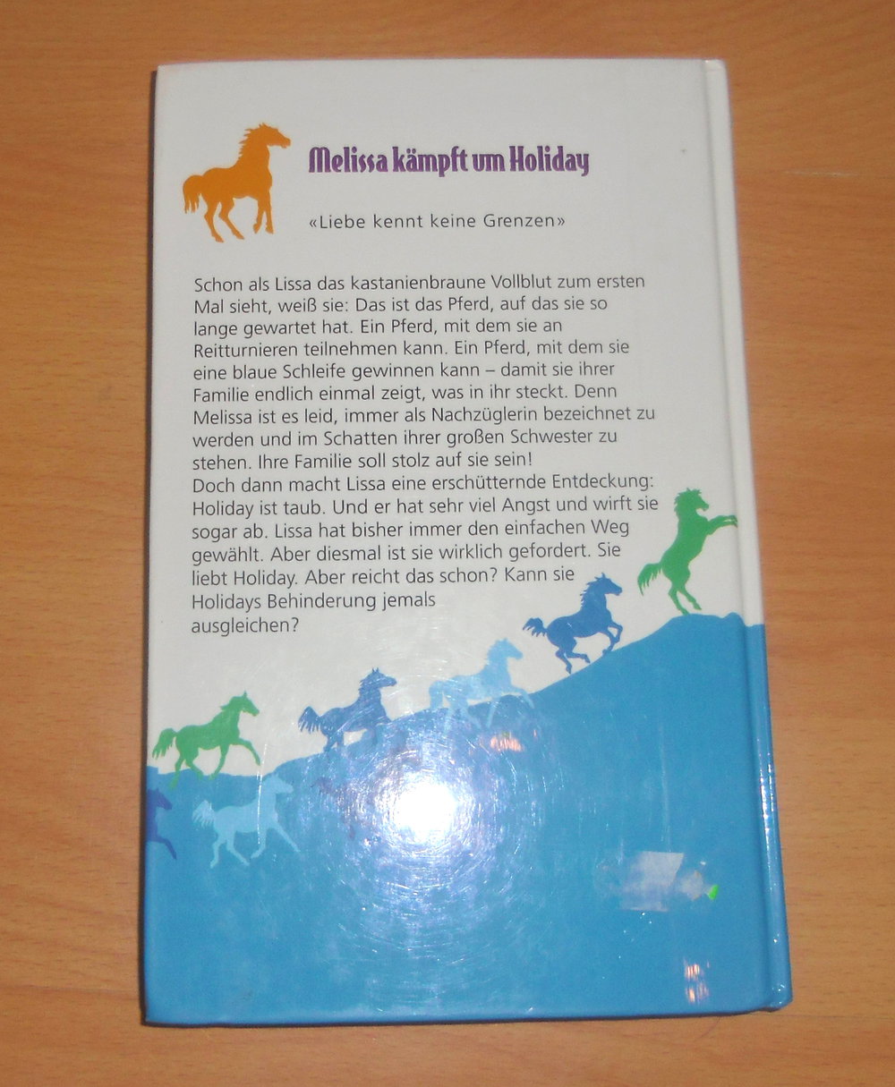 Melissa kämpft um Holiday, Pony Club