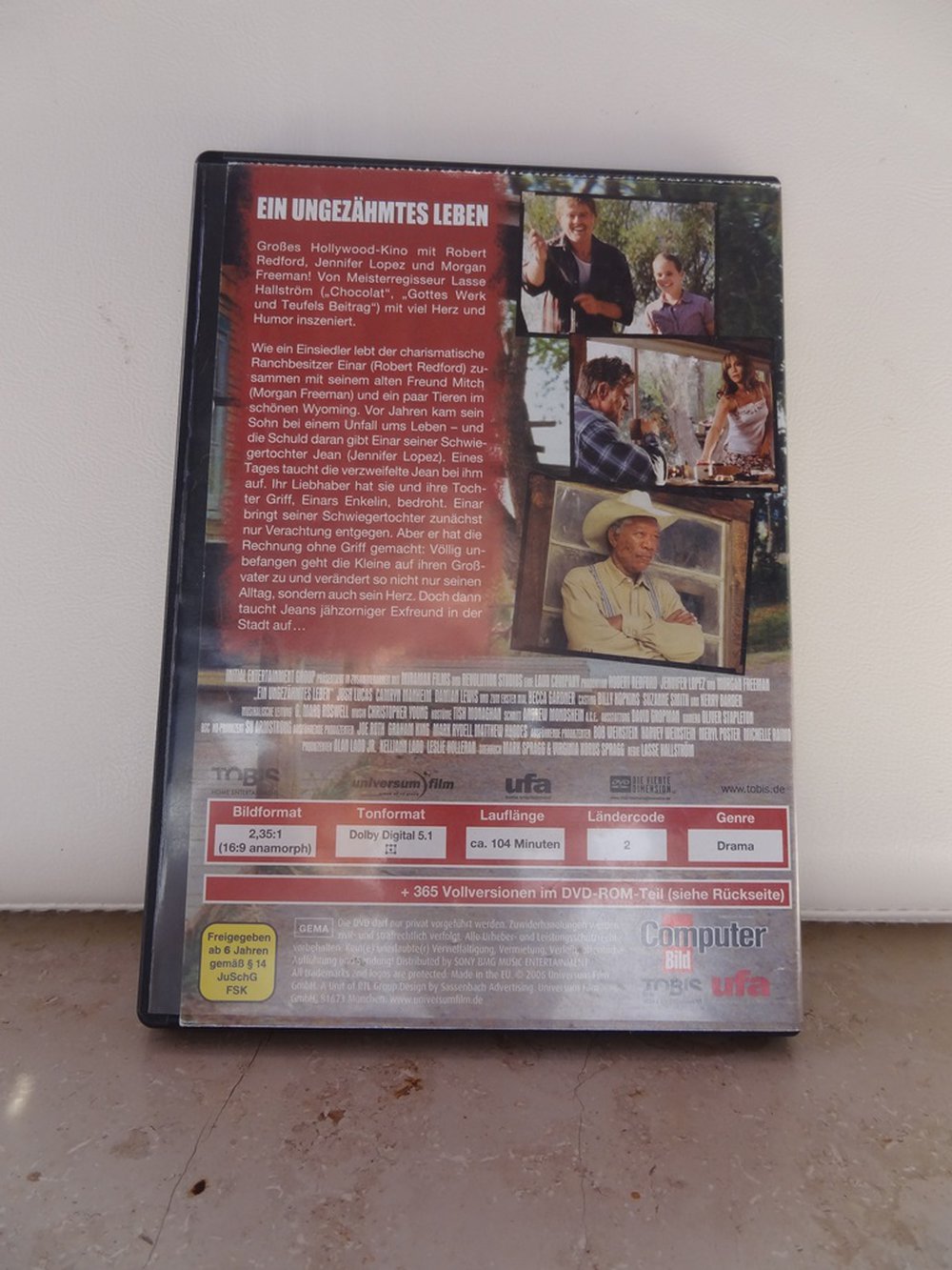 DVD Ein ungezähmtes Leben mit Redford, Lopez und Freeman 