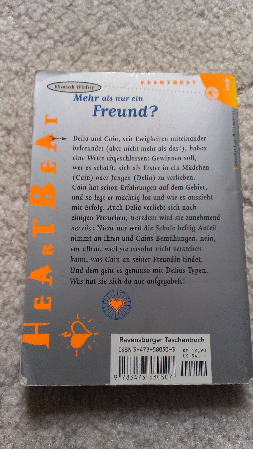 Jugendroman Mehr als nur ein Freund? von Elizabeth Winfrey