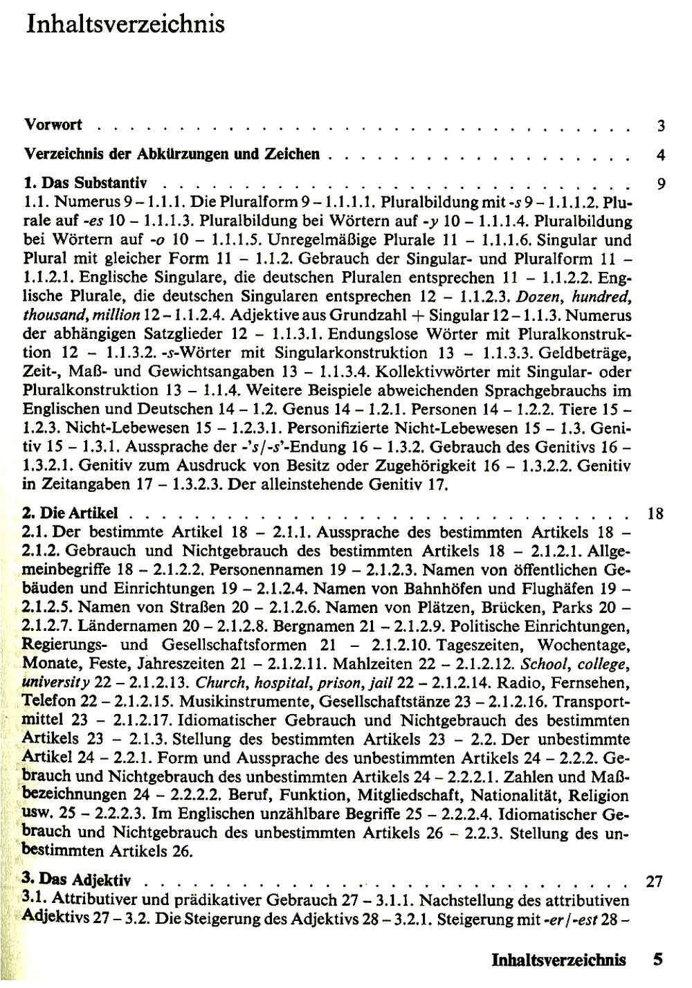 Englische Mindestgrammatik - Struktur und Gebrauch des heutigen Englisch