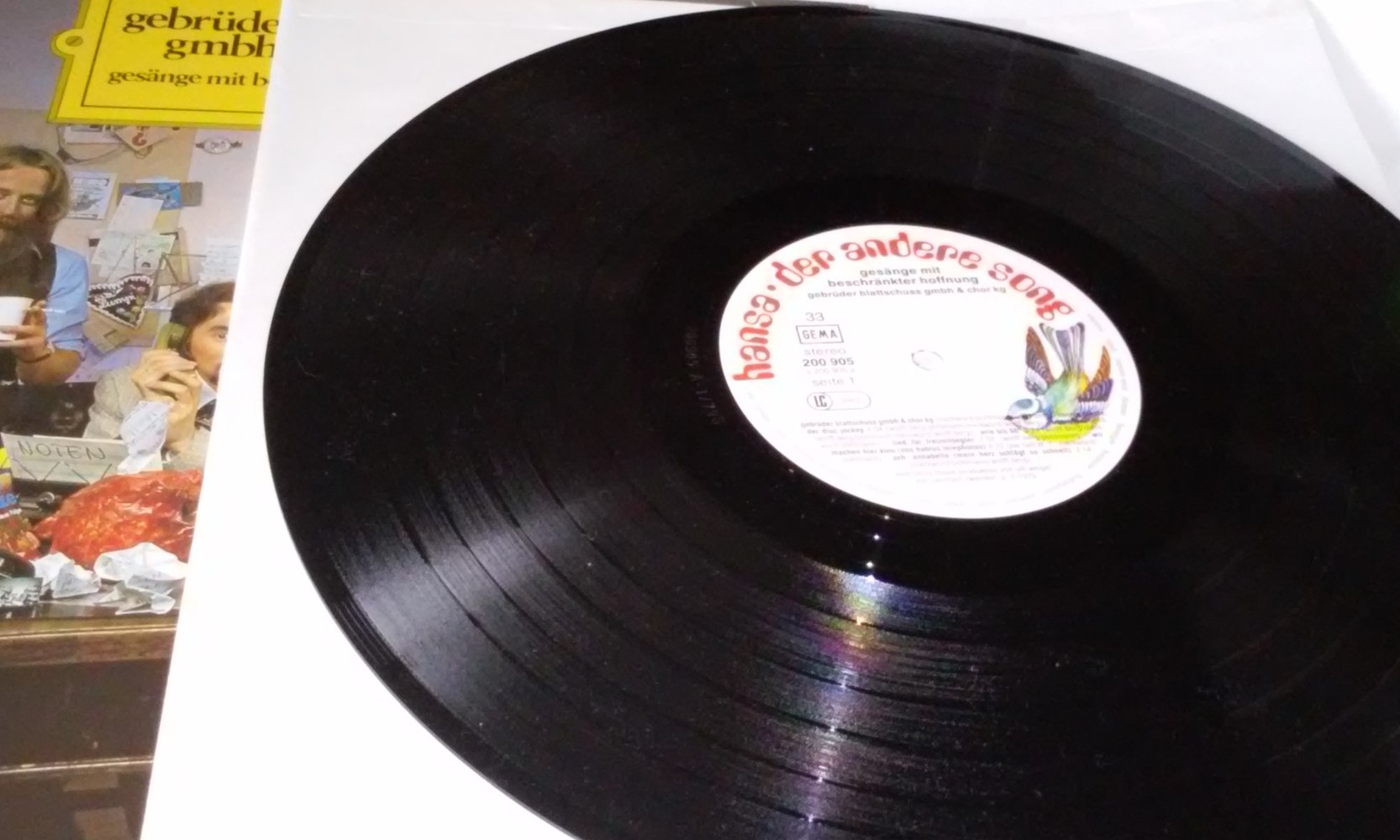 gebrüder blattschuss gmbh & chor kg (inkl.Poster) Sammlerstück antik Rarität 