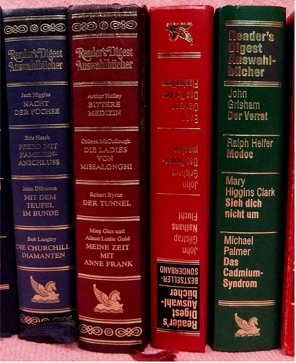 Ca. 20 Kg Buchstaben - 39 Reader’s Digest Auswahlbücher mit 156 Romanen - Ca. 20.000 Seiten Lesevergnügen