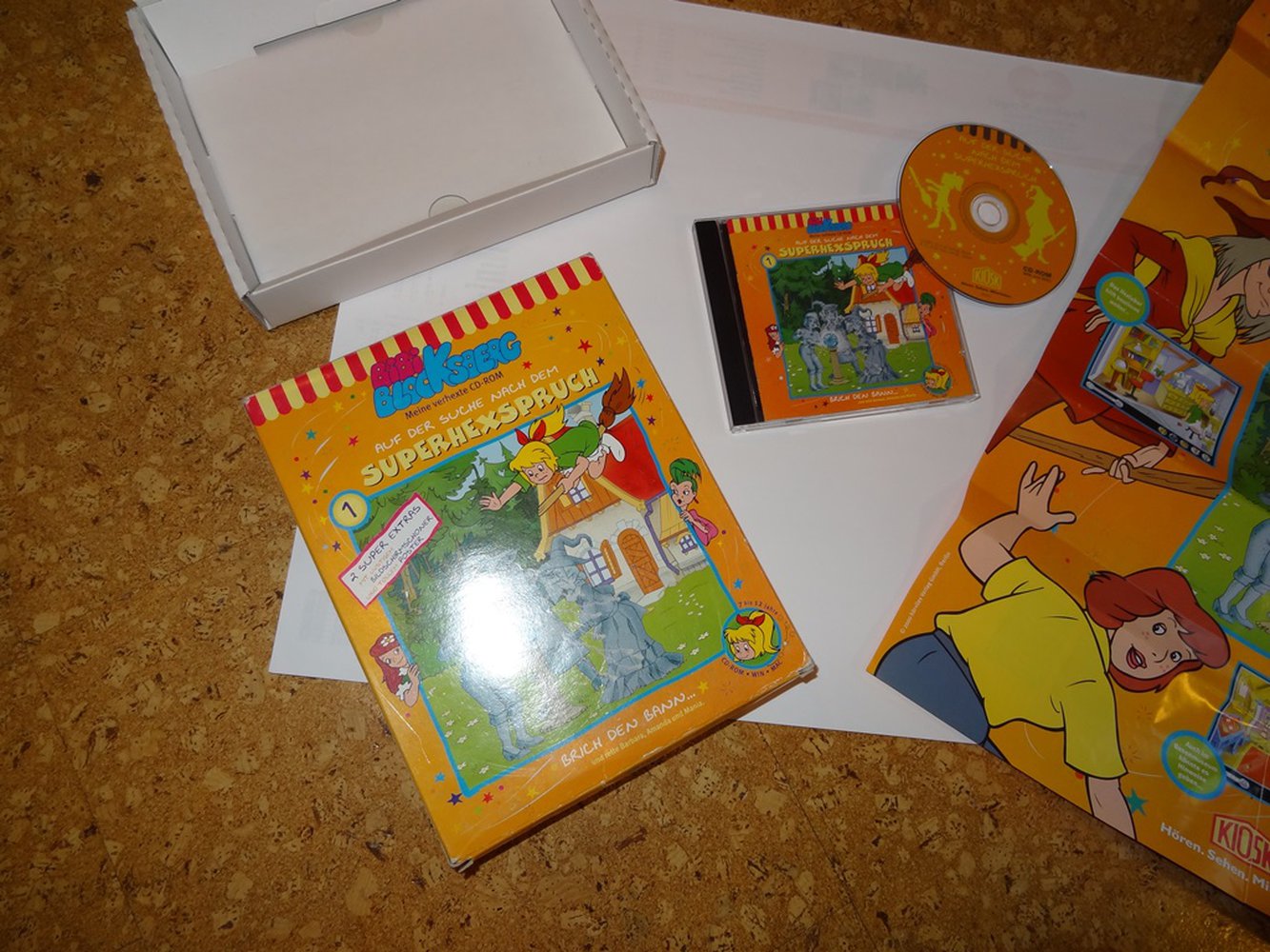 CD Rom Computerspiel Bibi Blockberg - Auf der Suche nach dem Superhexspruch Brich den Bann..