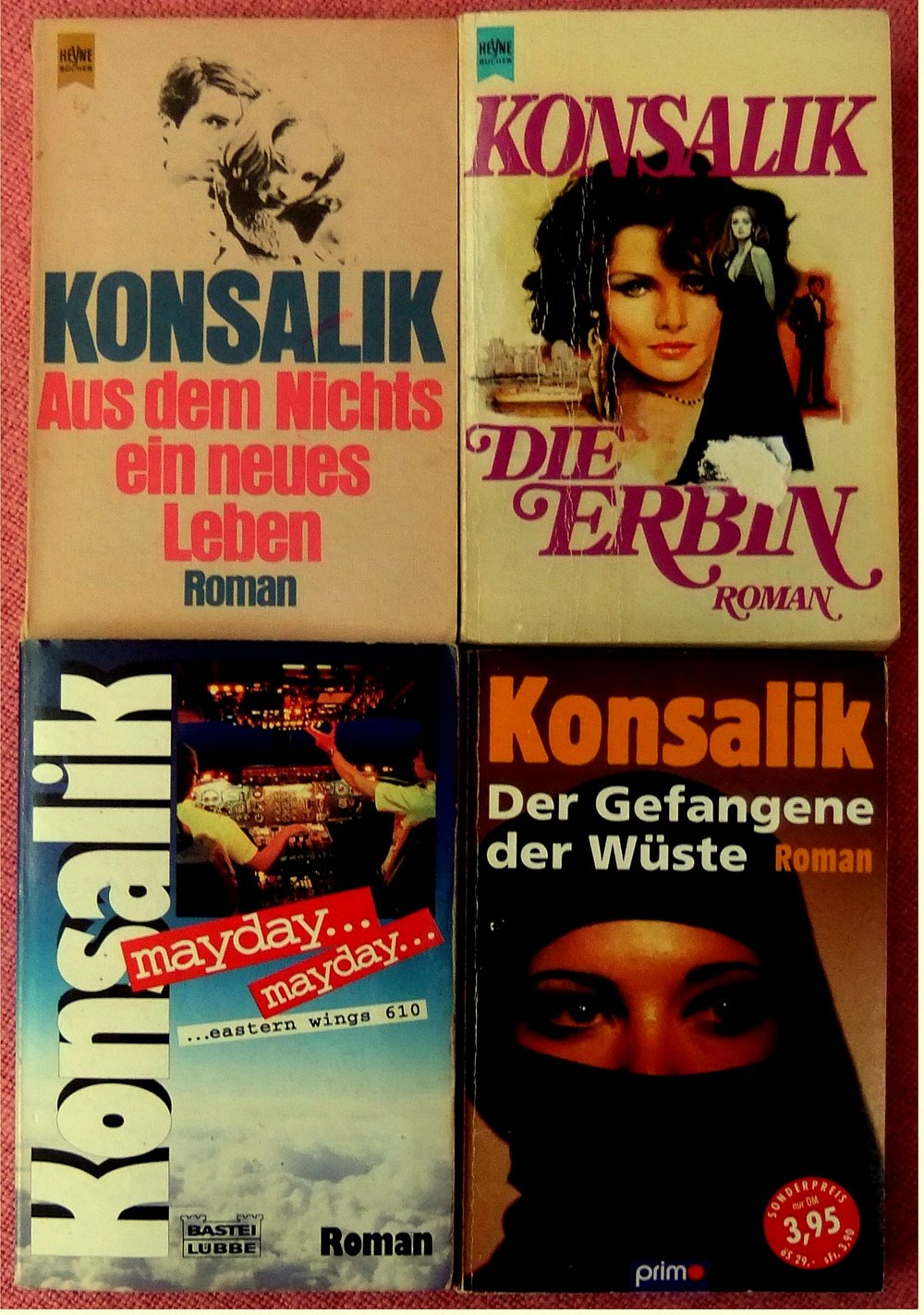 10 Krimis / Thriller für die Spannung + 10 x Konsalik für die Entspannung + dazwischen : Kottan ermittelt...